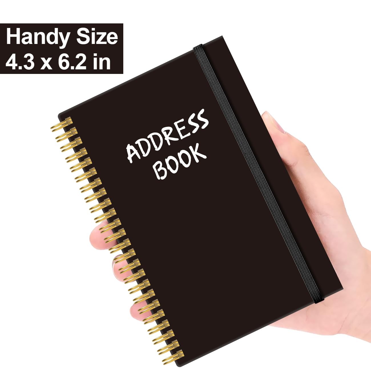 Address Book with Alphabetical Tabs – Telephone & 4.3 x 6.2