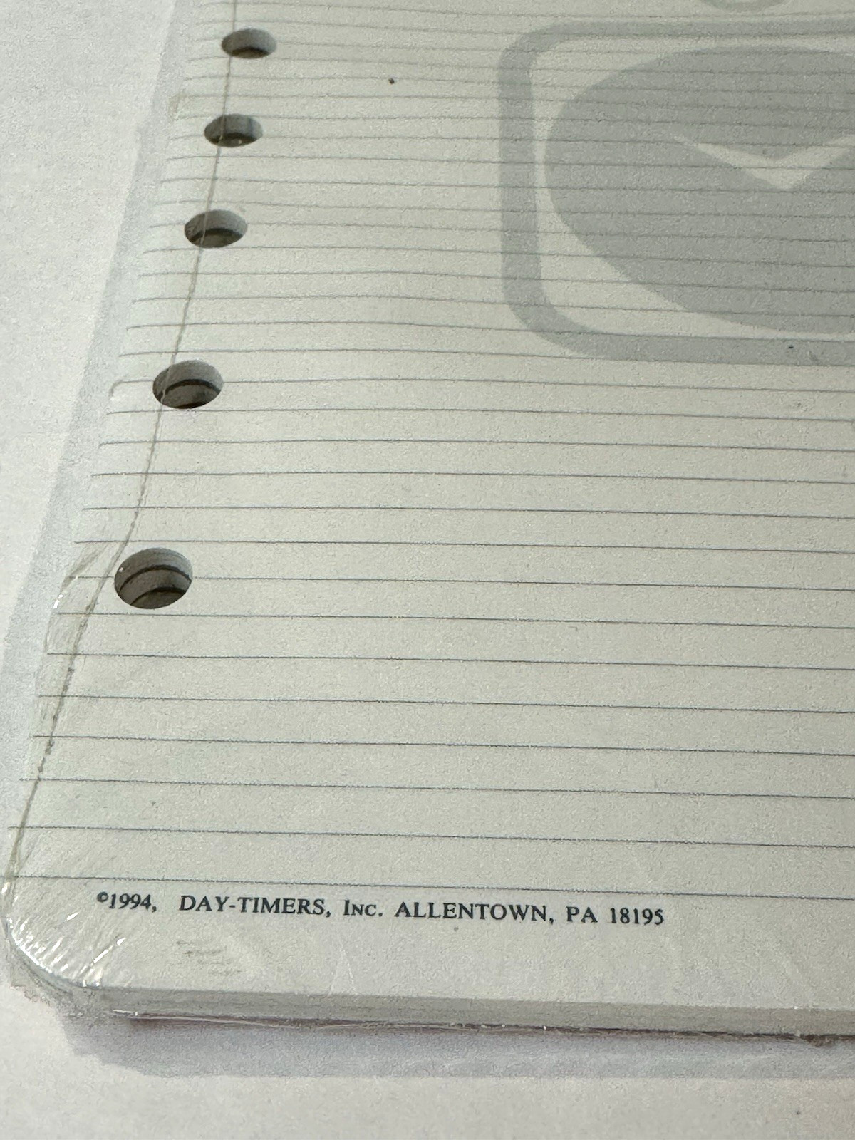 VTG Daytimer 1994 Refills Lot Lined Pages Project Contact Pages Blank Tabs NOS