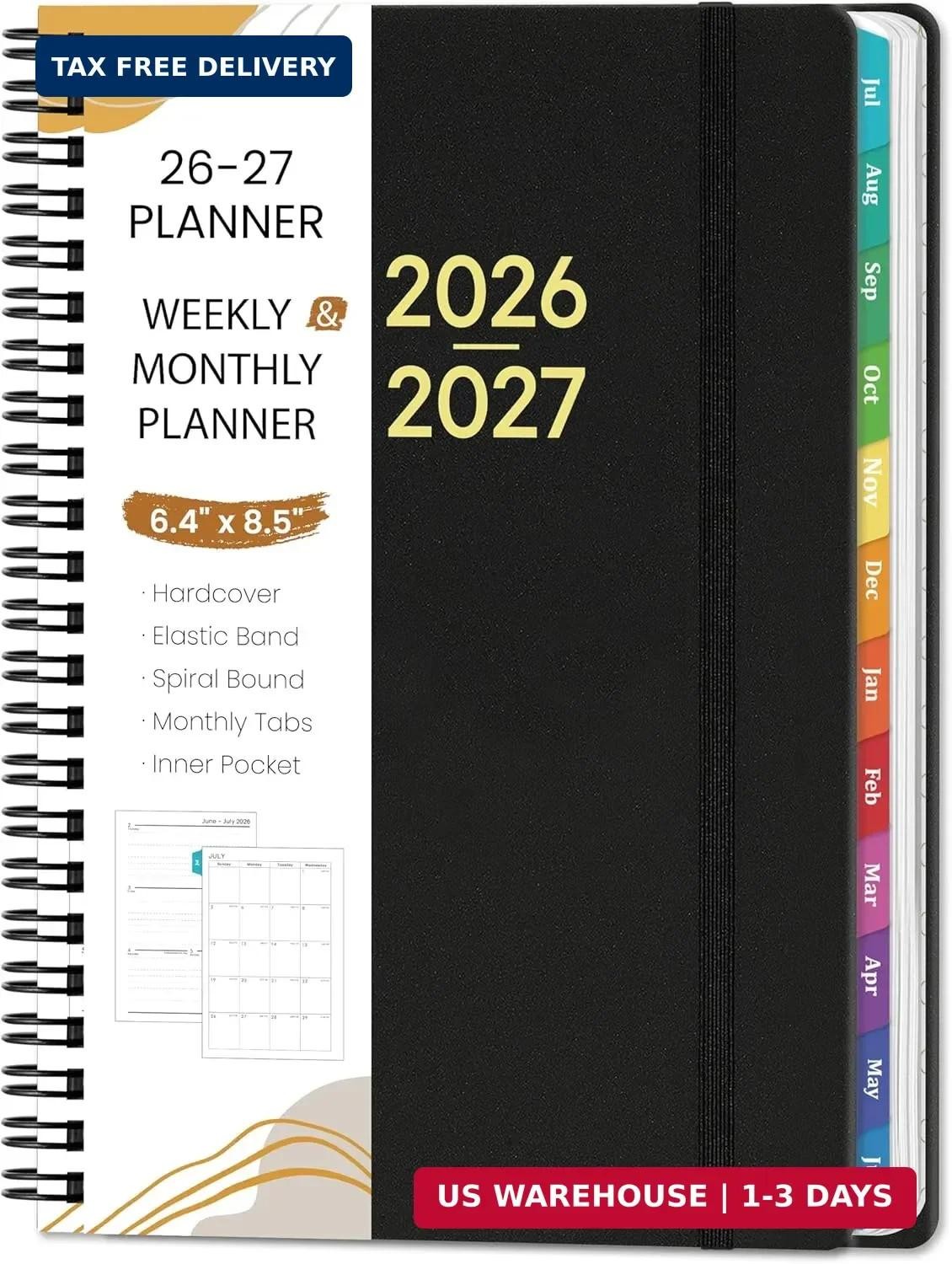 Planner 2026-2027 – Planner 2026-2027 Weekly and Monthly from Jul. 2026 – Jun. 2