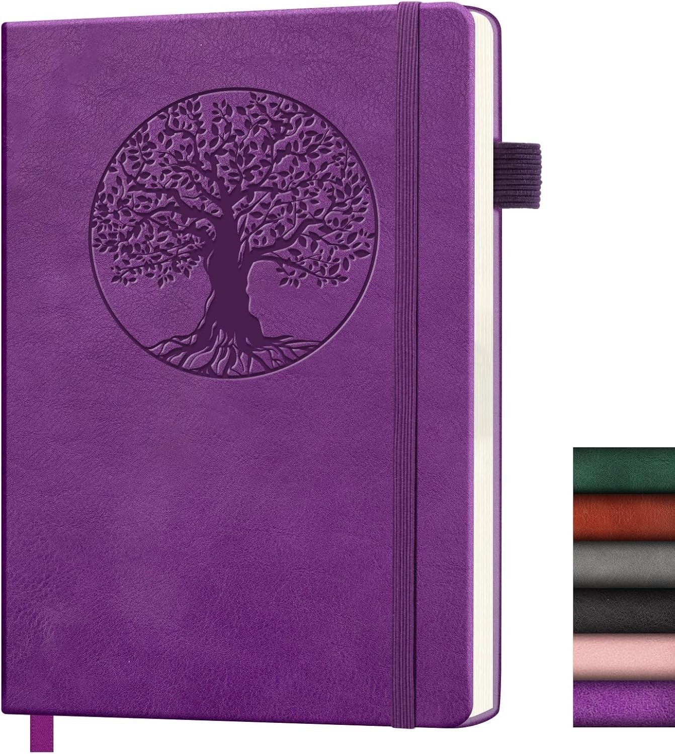 Luxurious A5 Vintage Journal – 256 Pages with Tree of Life and Lay-Flat Design