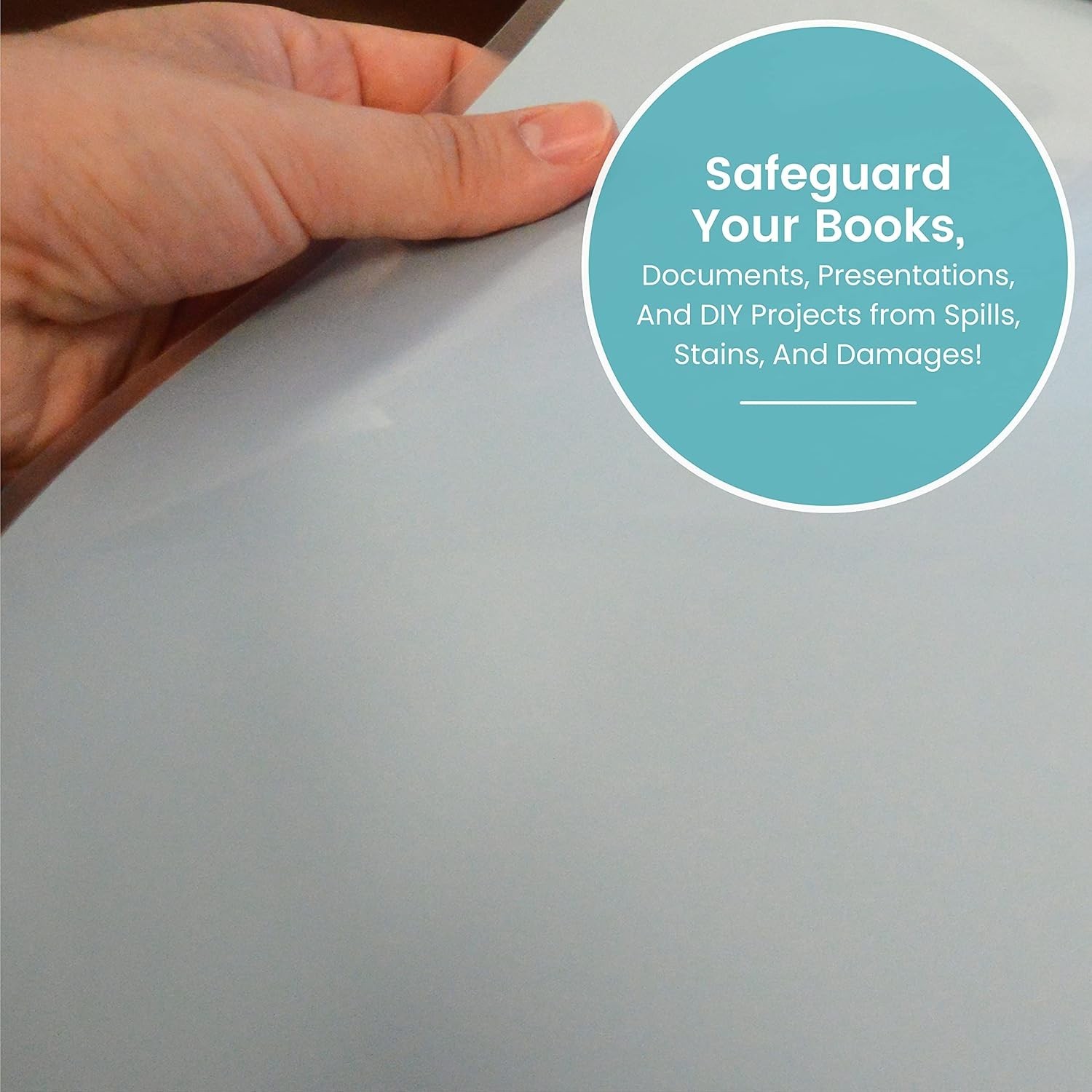Brand Clear Adhesive Protective Liner, Protect Books and Documents, Easy to A…