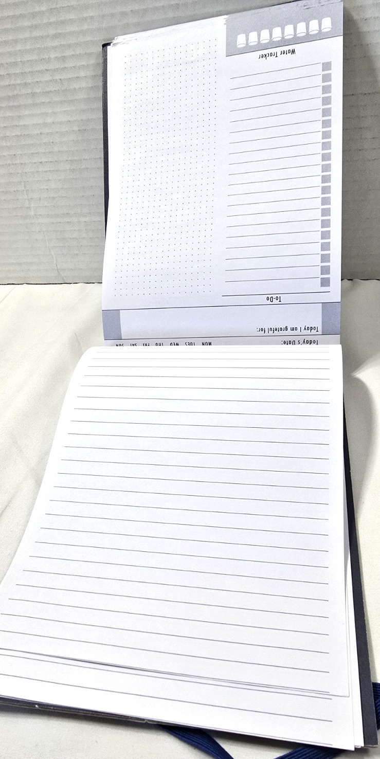 Top Bound Task Planner Spiral -Undated w/ water tracker Pulsar #19097 ~8″ x5.75″