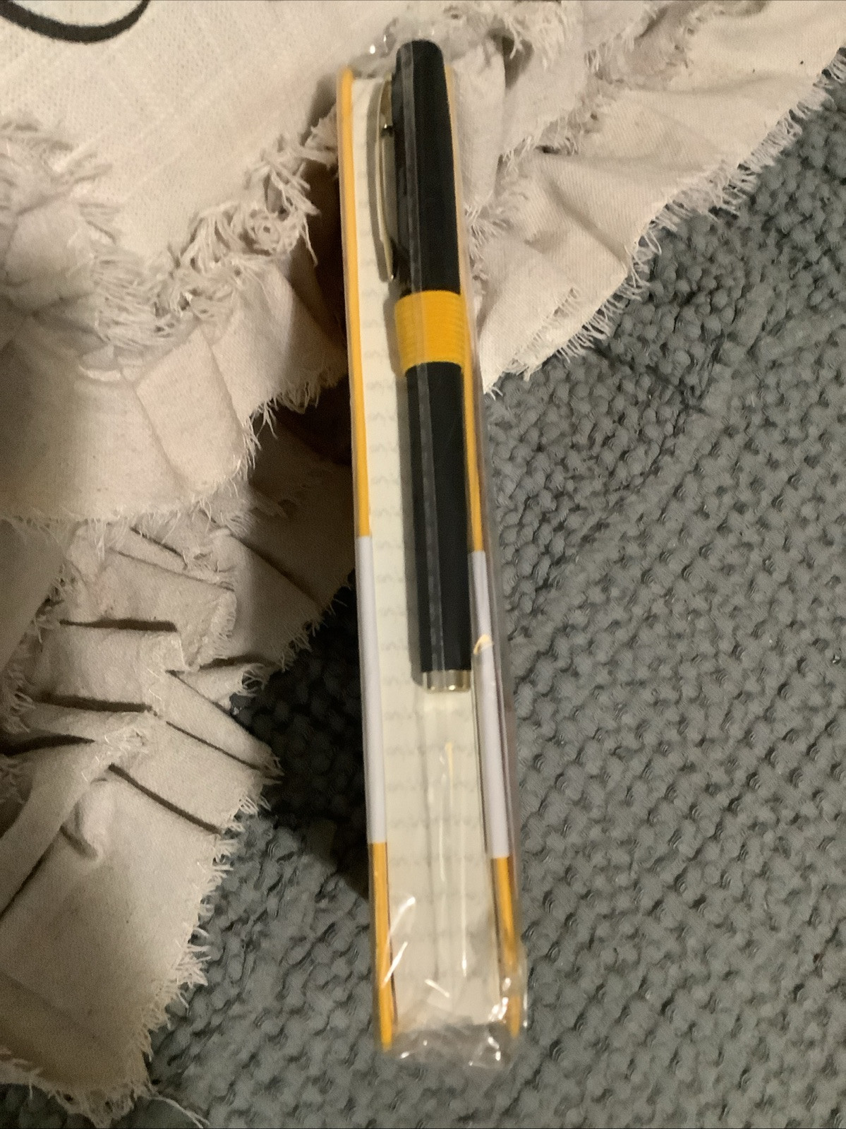 Yellow Hardcover Notebook w/ Pen 100Gsm Paper 300 Pages A5 Size Eyrozill