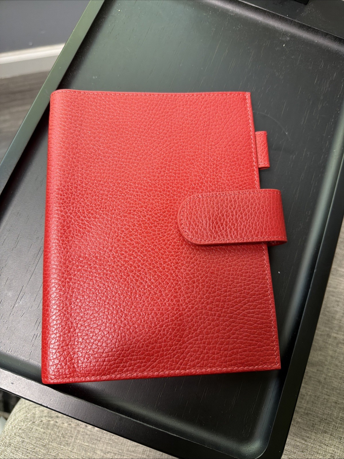 Moterm B6+ Leather Cover Notebook Planner Cherry Red