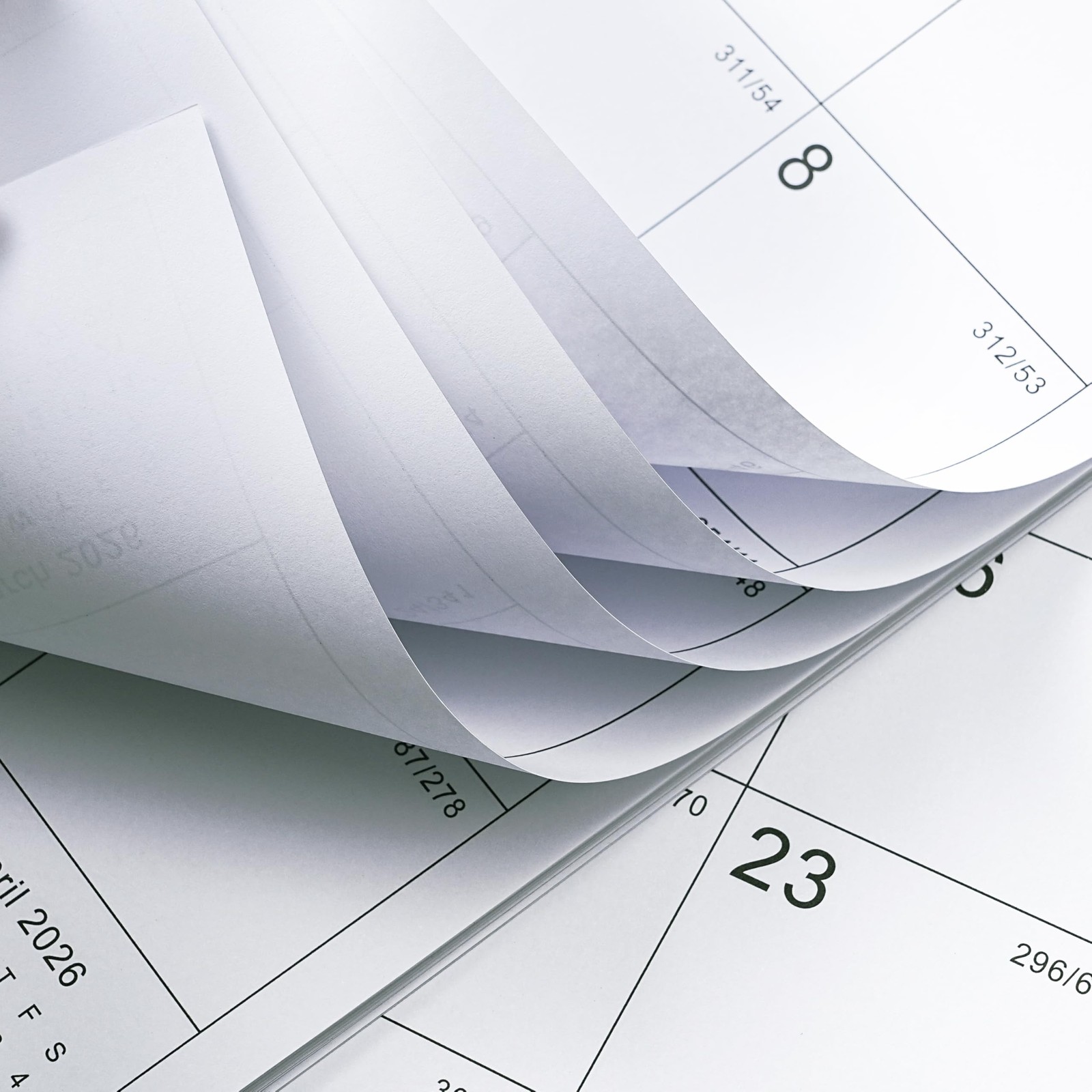 Calendar 2026-2027 – 18 Months Wall 14.8” x 11.5”（26-27 white ）, White
