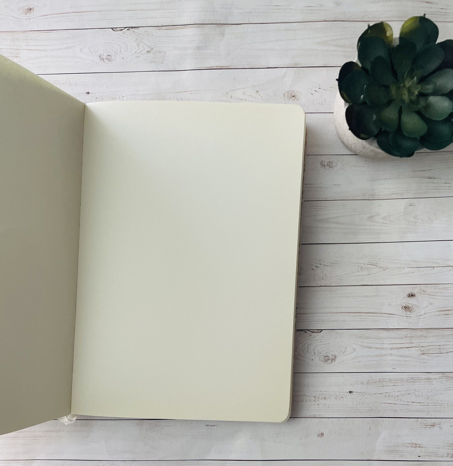 Floral Hardcover Linen Journal