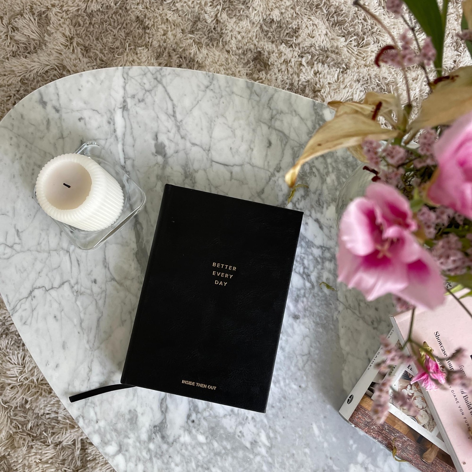 INSIDE THEN OUT Better Every Day Journal – Guided Daily with Black