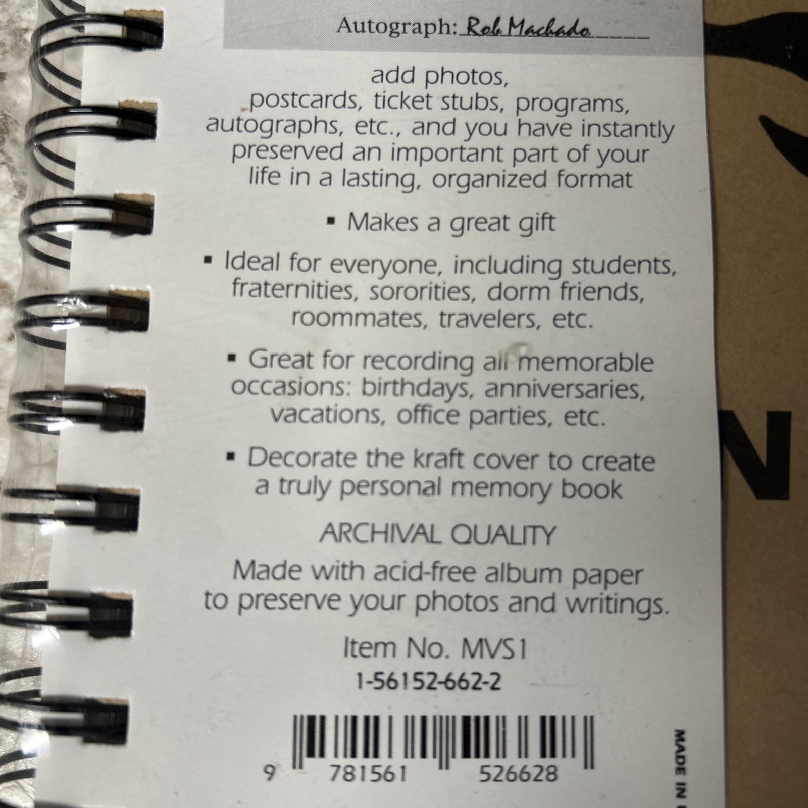 Cachet FriendSaver Journal That Writes Itself Sealed 1996 Memory Autograph Book