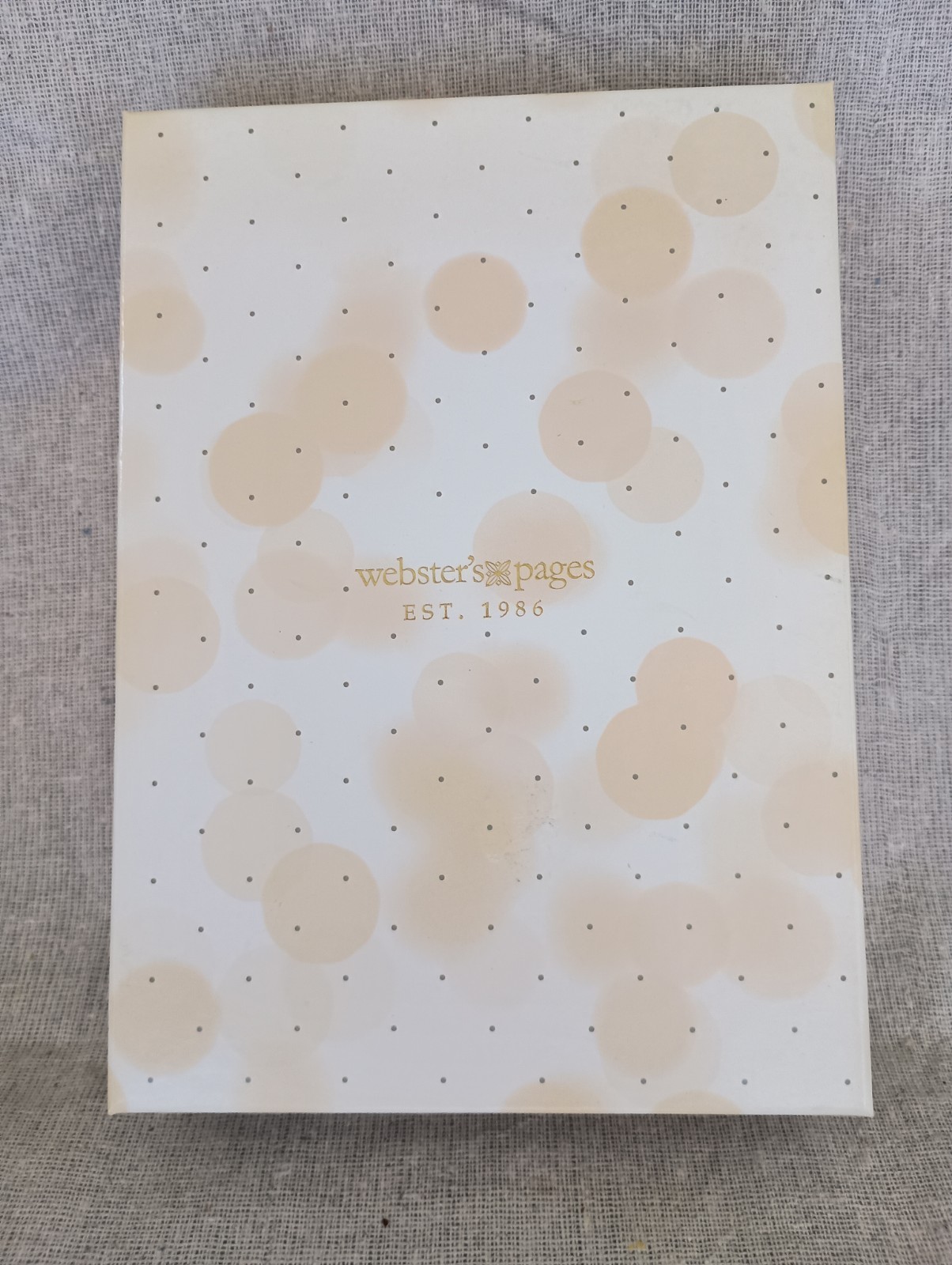 NIB Webster’s Pages Small Planner Notebook, Pink Rose Gold, No Calendar