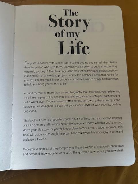 The Story of My Life Journal 204 Pages, Flexible Cover Brand New