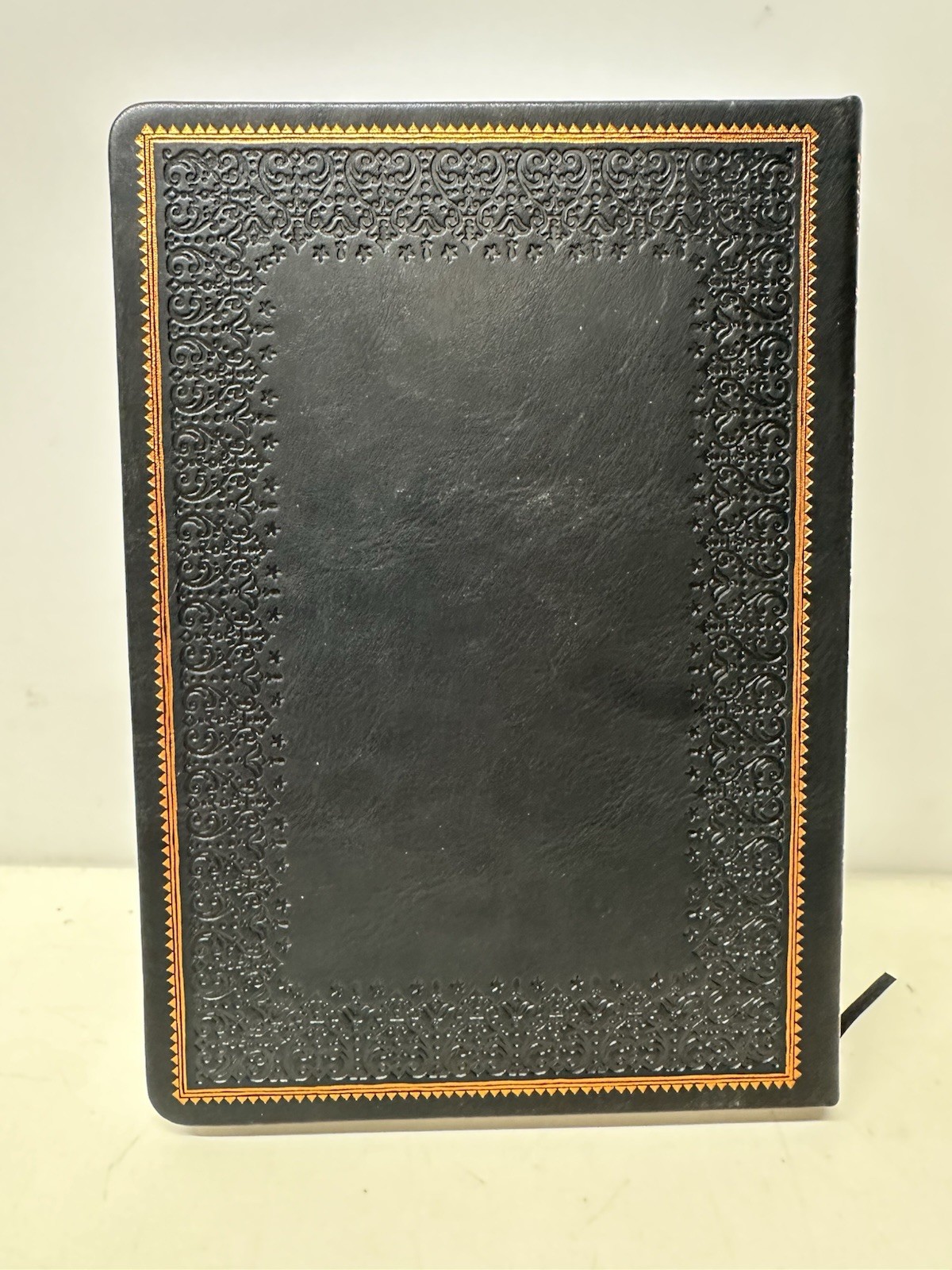NEW Leatherette (faux leather) Black Blank Sketchbook Journal. 5.5 x 8 in.