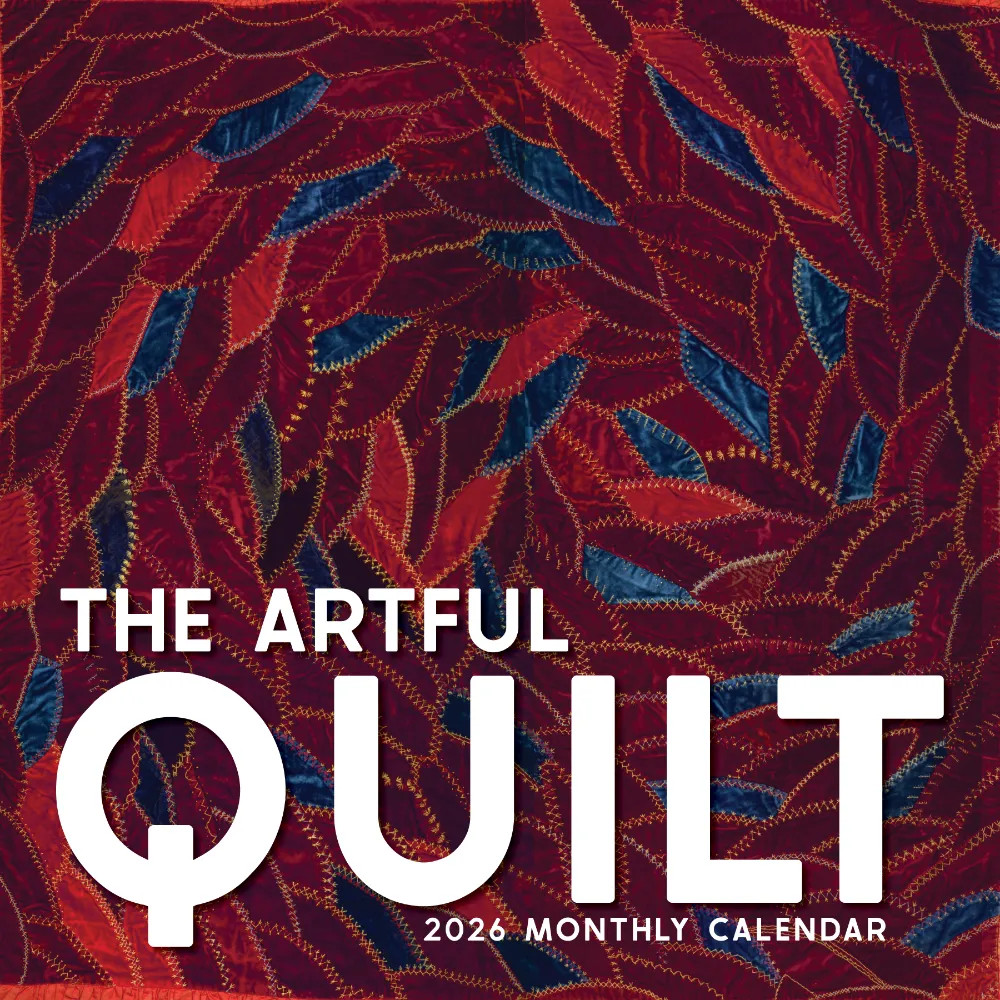 The Artful Quilt Calendar 2026 | 12″ x 24″ 12 Month Calendar | Marble City Press