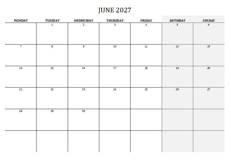 2.99 *ON SALE* 2027 Calendar Printable Landscape,Monthly Planner DOWNLOAD PDF v3