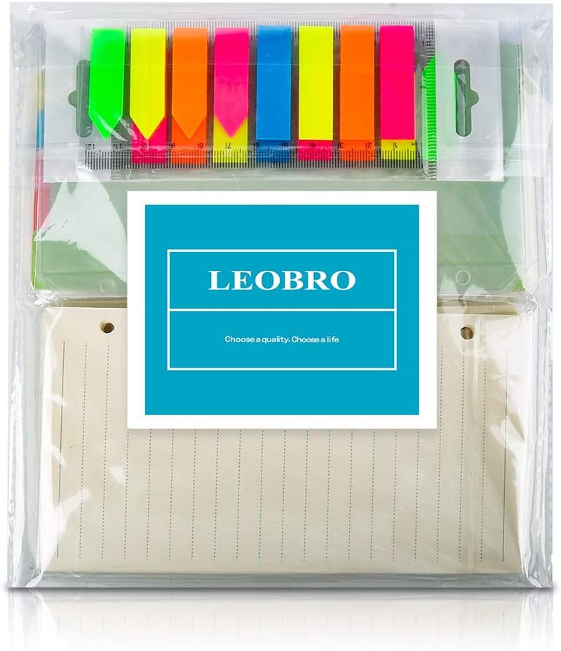 A6 Paper, Planner Inserts for A6 Binder, 6.73″X3.74″ Lined Paper, with Binder Po