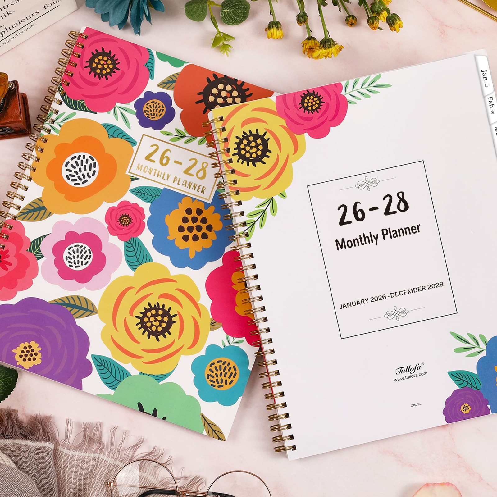 2026-2028 Monthly Planner – 3 Year Monthly Planner 2026-2028, Jan.2026 – Dec….