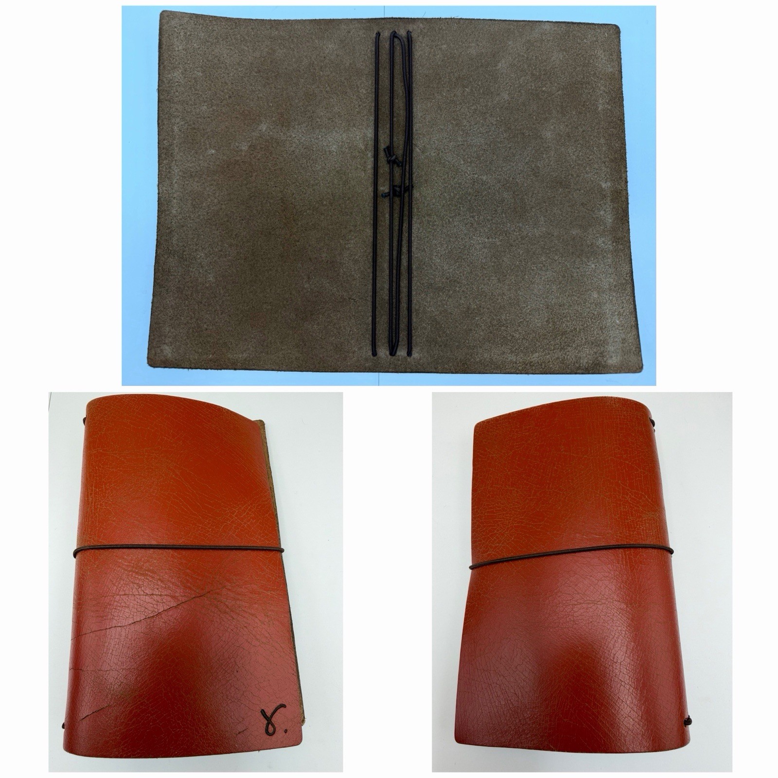Sojourner B6 Slim TN Rust Red Distressed Pull-Up Leather Traveler’s Notebook