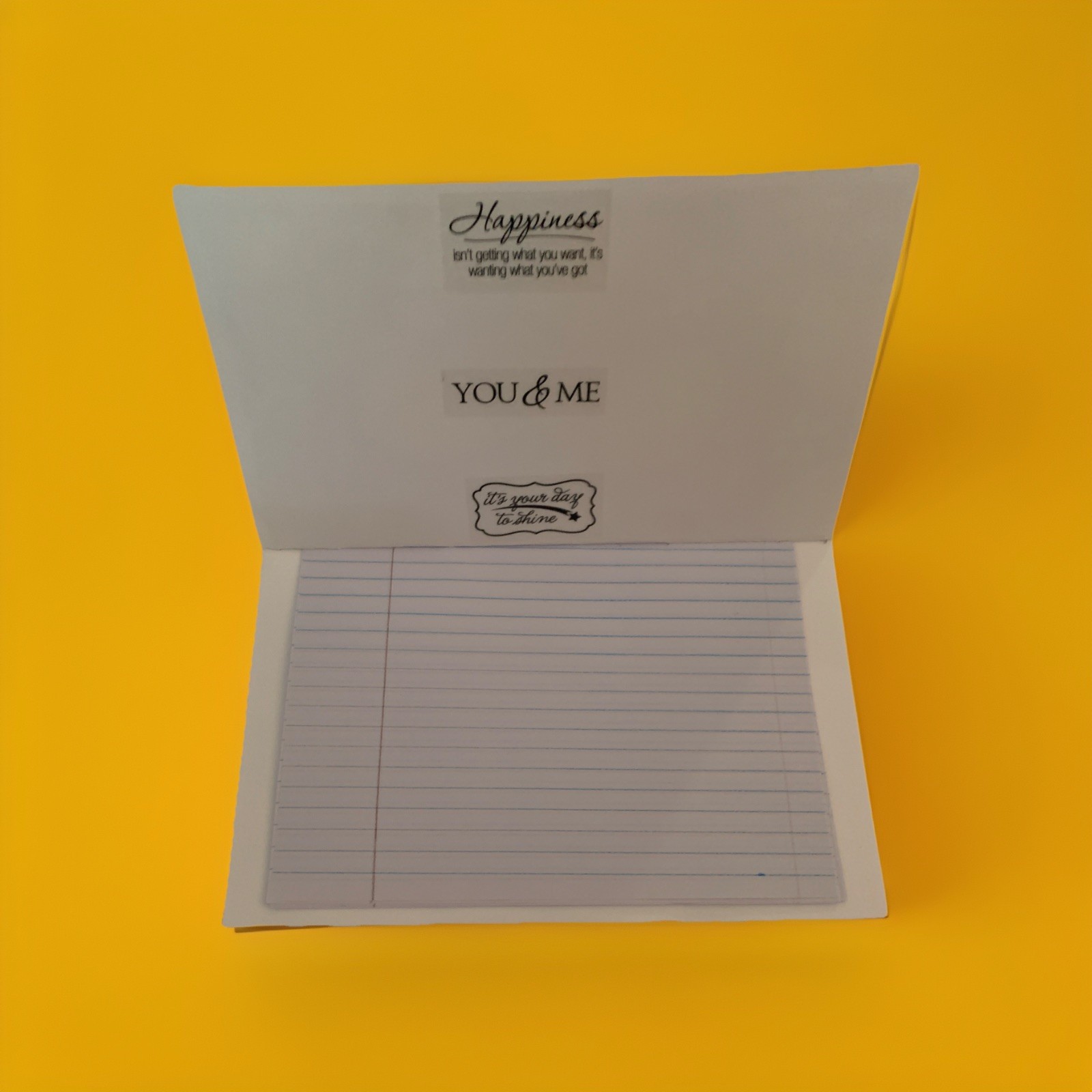 Lemon Citrus Handmade Journal – Mini Motivational Pocket Notebook for Women