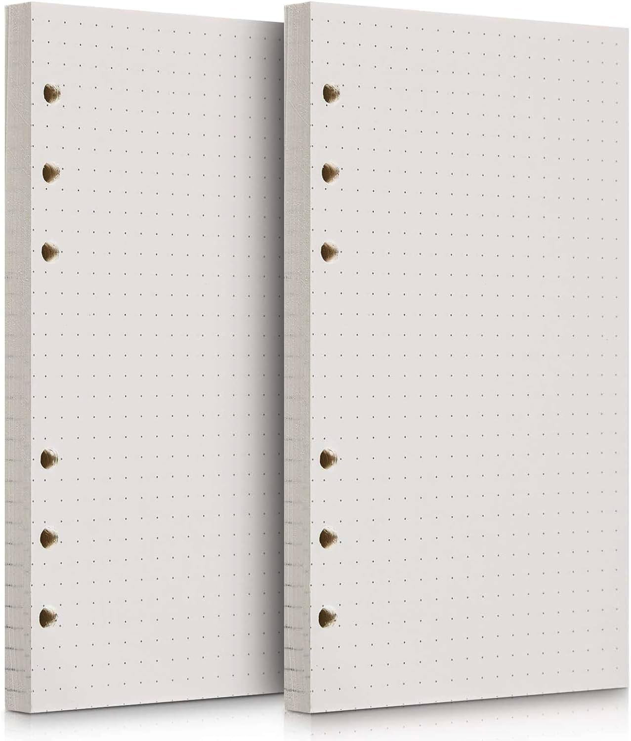 A5 Colorful Lined Refill Paper, 120Gsm Loose Leaf Paper 6 Hole, Notebook Refills