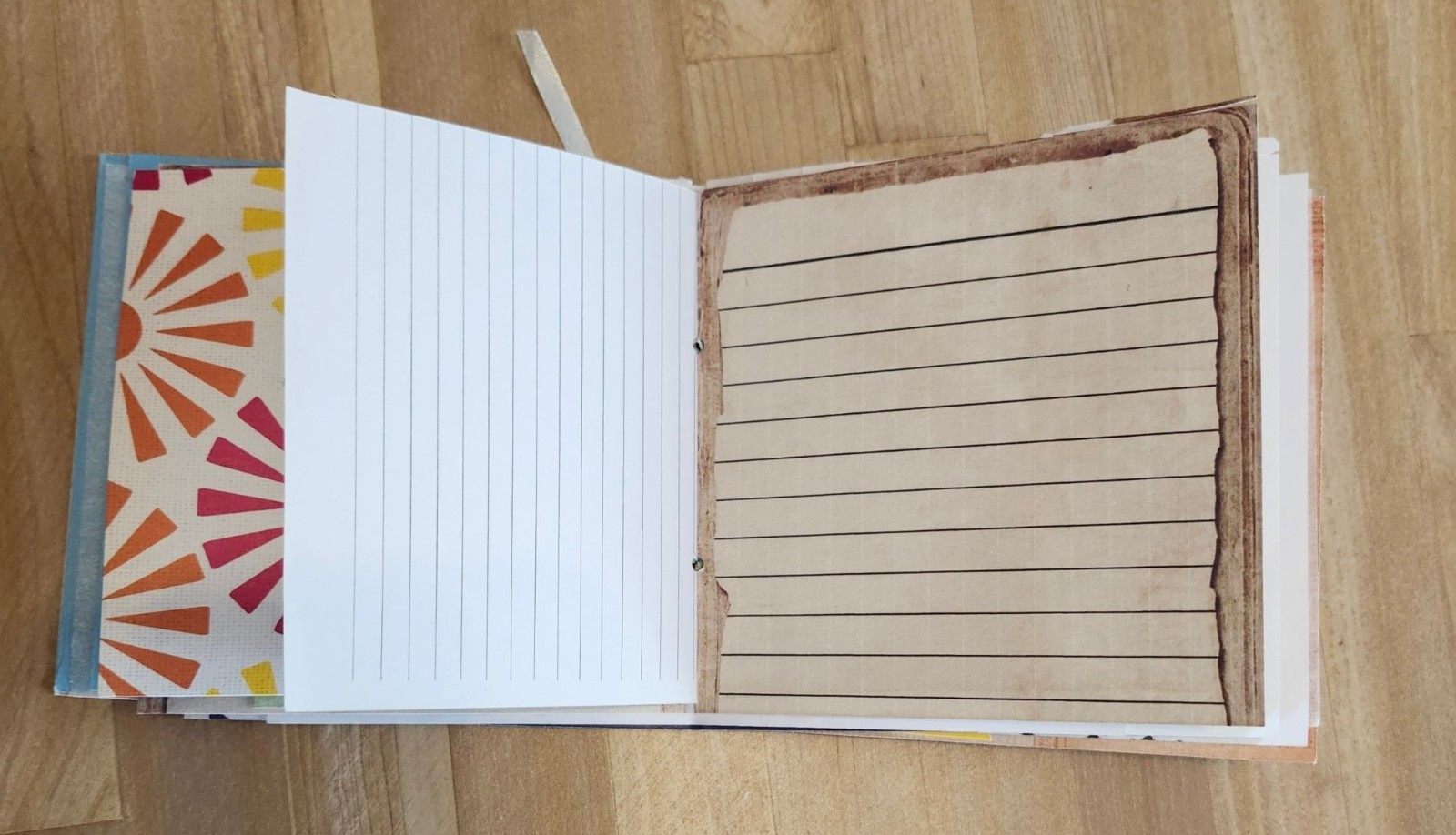 Junk journal Handmade 64 pages Colorful