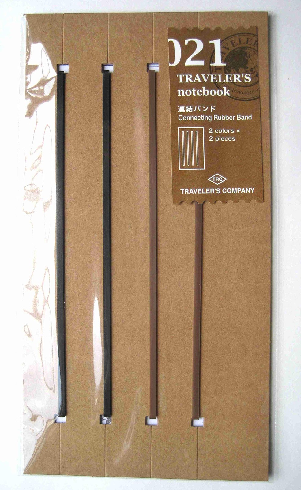 Midori Traveler’s Refill – Regular Size, Connecting Rubber Band Black