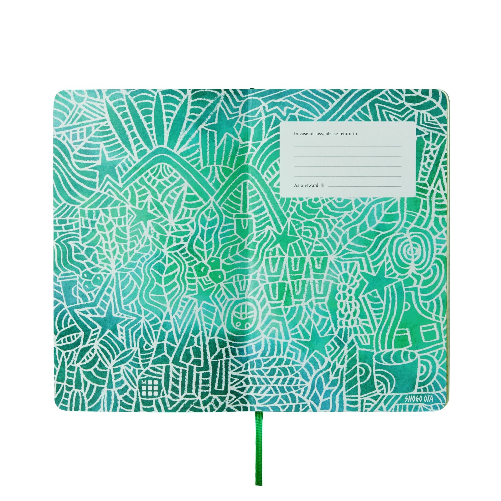 Starbucks Moleskine Notebook 2025 Shogo Ota Design Green Softcover Japan NEW