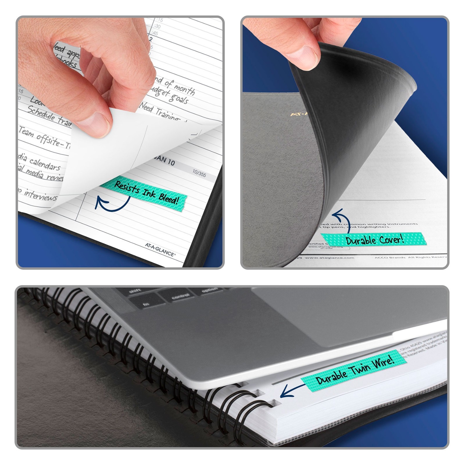 2026 At-A-Glance 70-950-05 Weekly Appointment Book, 8-1/4 x 11″, Black Cover