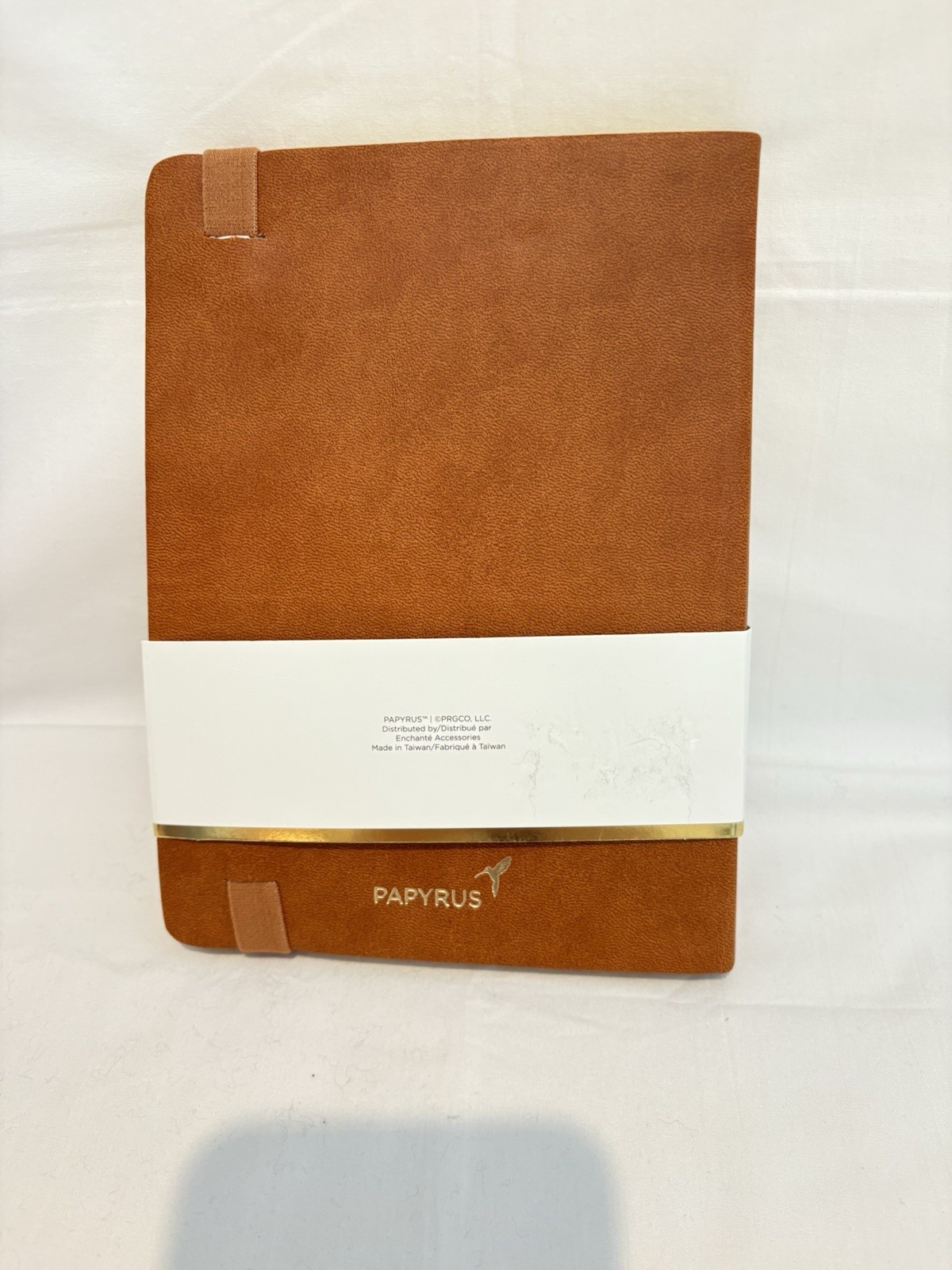 PAPYRUS Brown Ruled Gilded Notebook Journal 240 Pages Ivory Lined 6 x 8 GIFT
