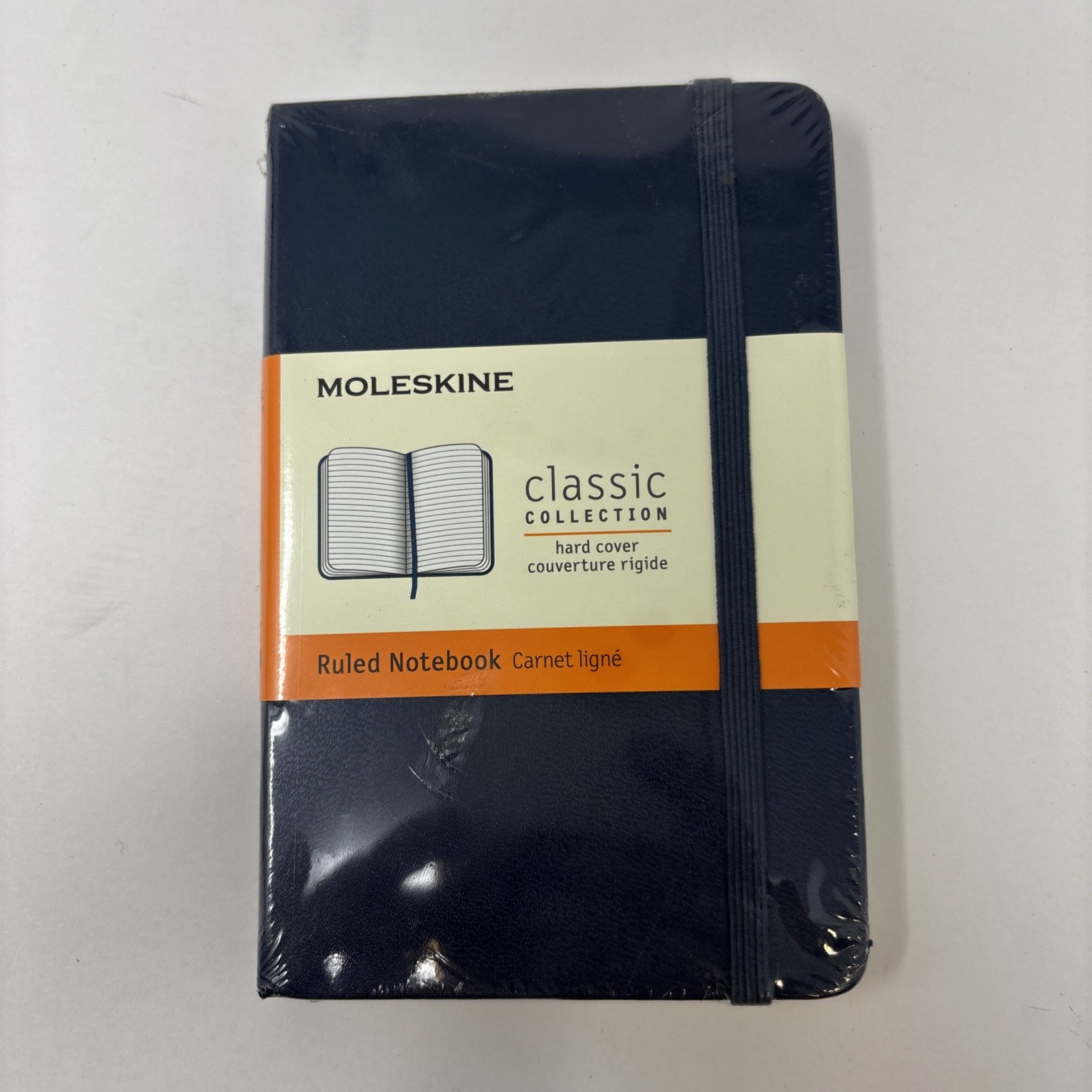 Moleskine Classic Ruled Pocket Notebook, Hard Cover, Sapphire Blue, 3.5 x 5.5 in