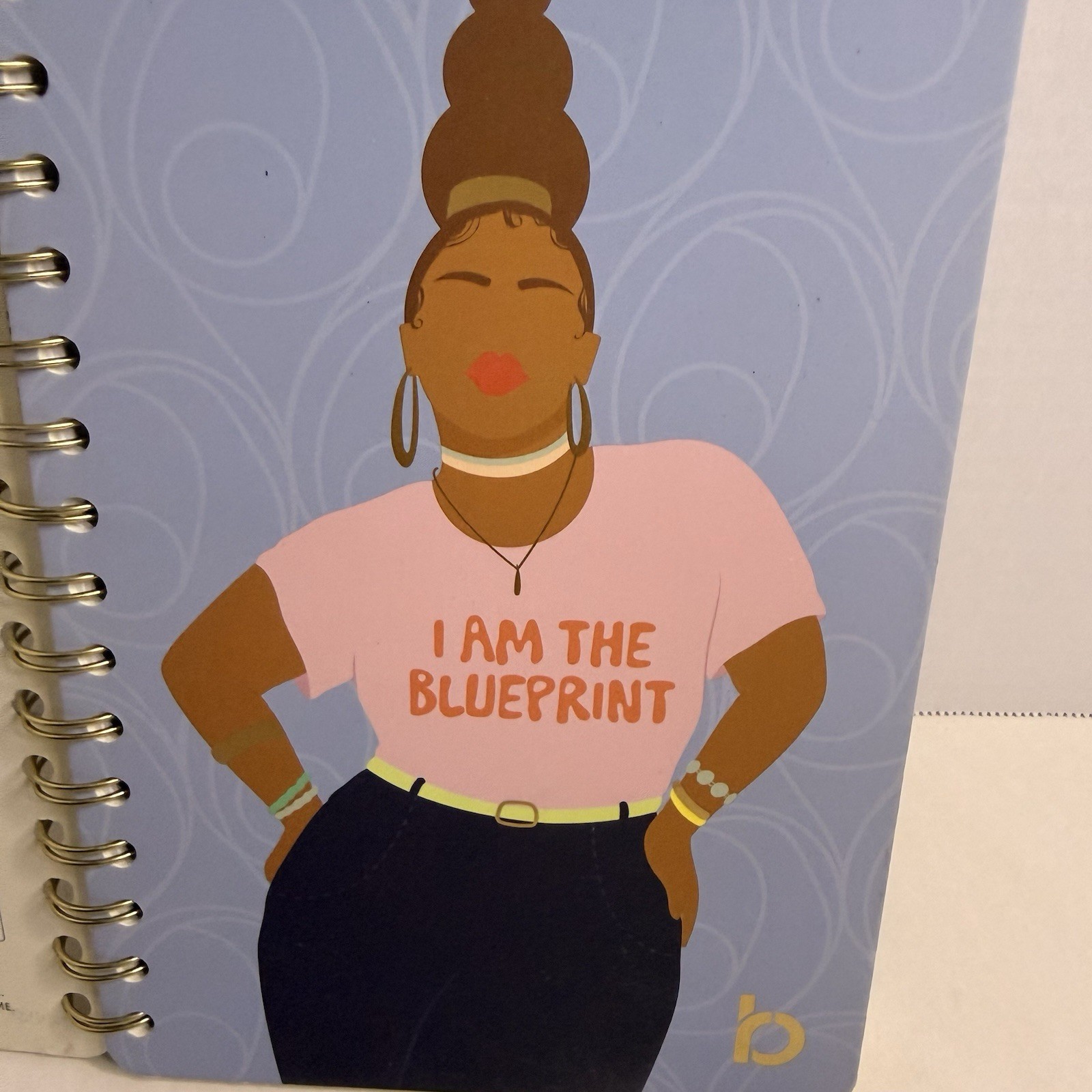 Be Rooted “I Am The Blueprint” Spiral Journal 5.5×8.5 New 240 Pages