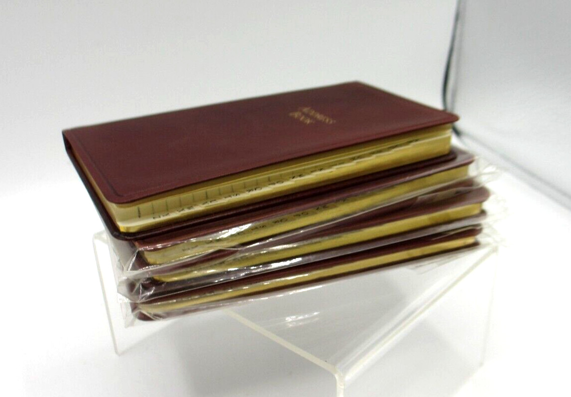 Address Book 3×5″ Pocket Size Leather Soft Cover Graphic Image CLAY List$40
