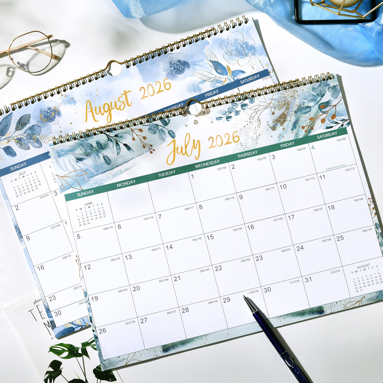 2026-2027 Calendar – Wall from July 2026 to December…