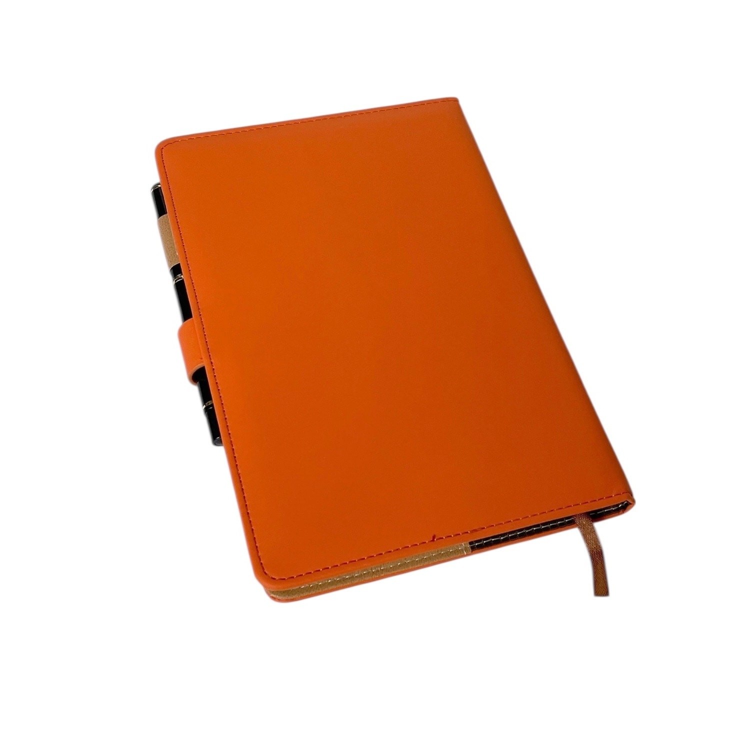 Hermes VIP/GWP Orange Vegan Notebook Journal Magnetic Closure w/ Pen