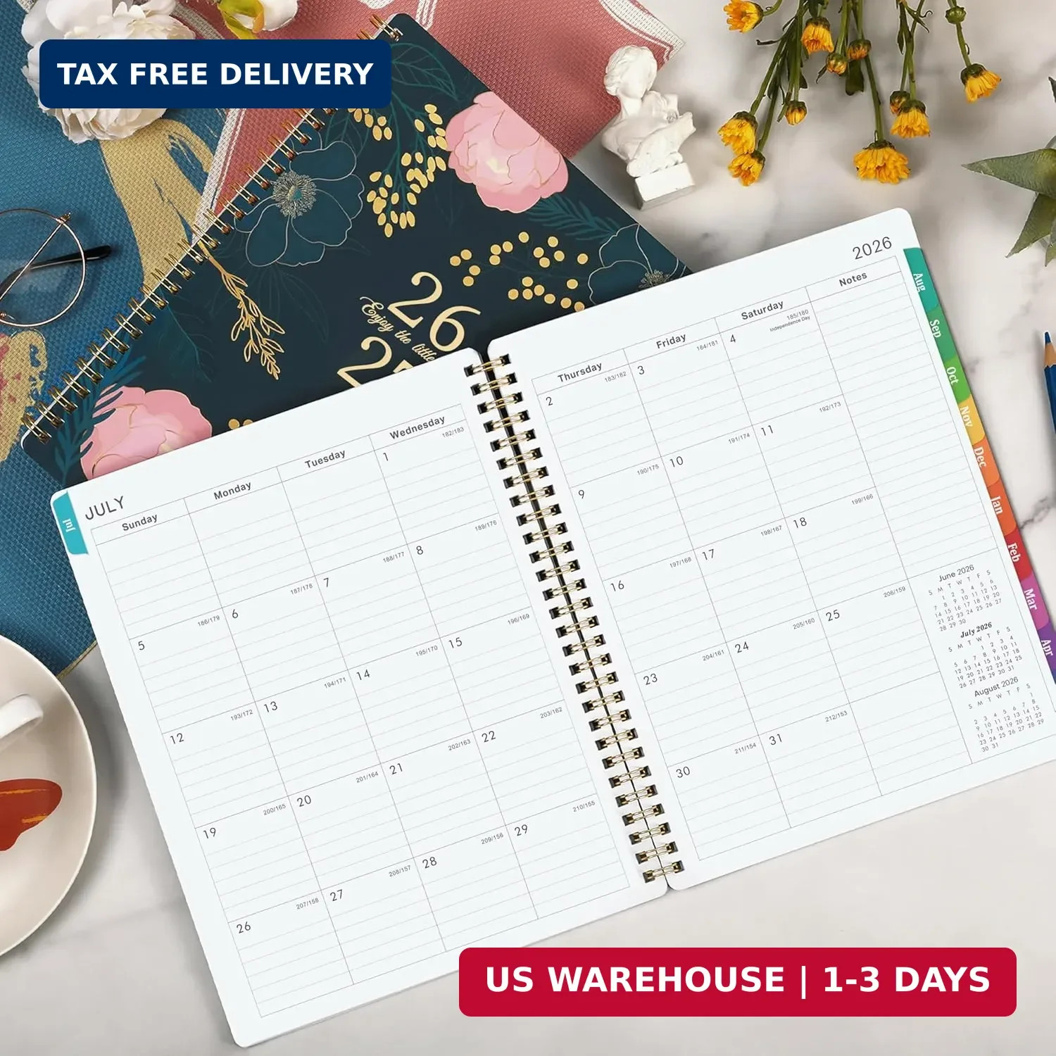 Planner 2026-2027 – Academic Planner 2026-2027, July 2026 – June 2027, Weekly &
