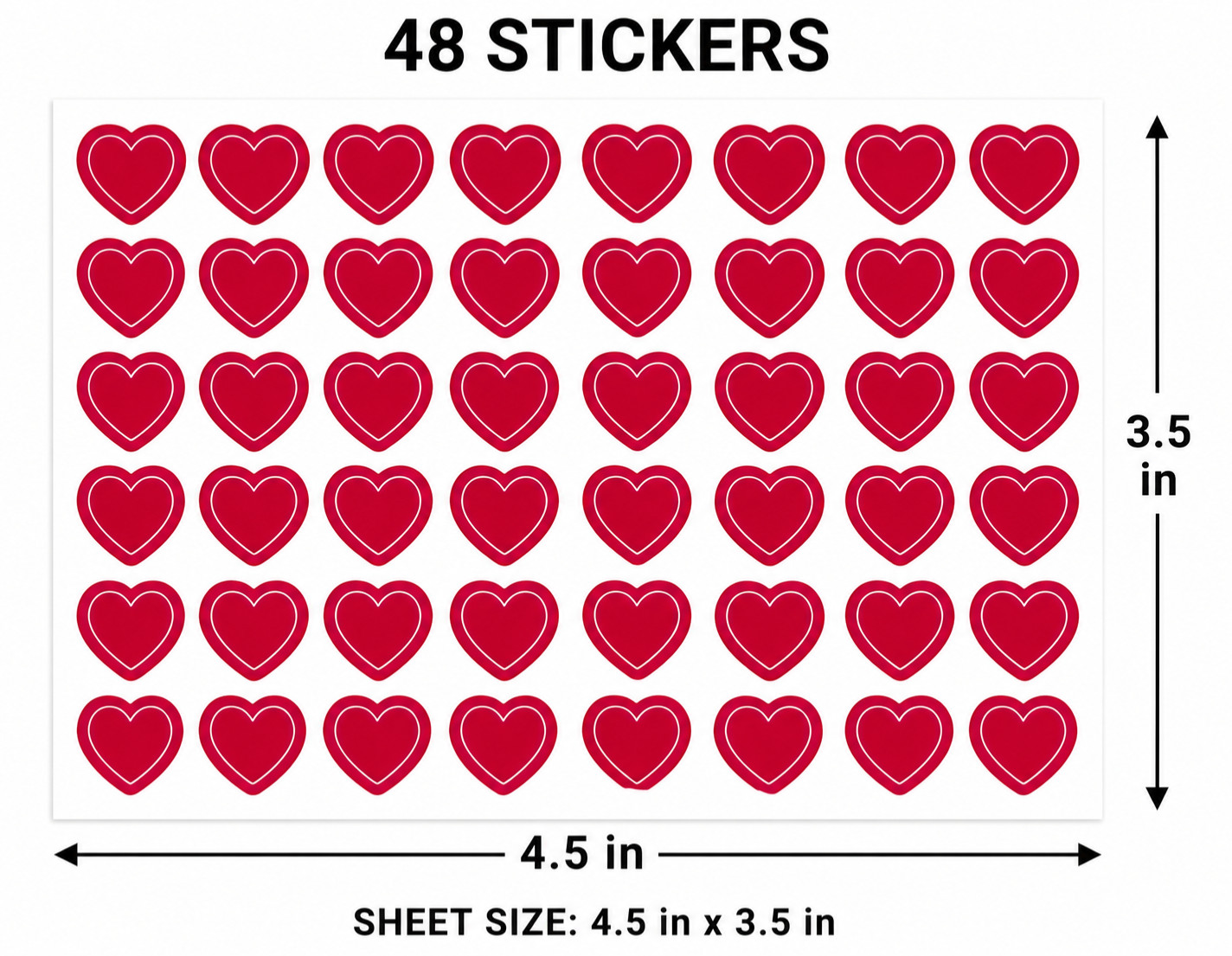 Dayplanner Daytimer Reminder Stickers 1/2inch Calender on 4.5×3.5 inch card
