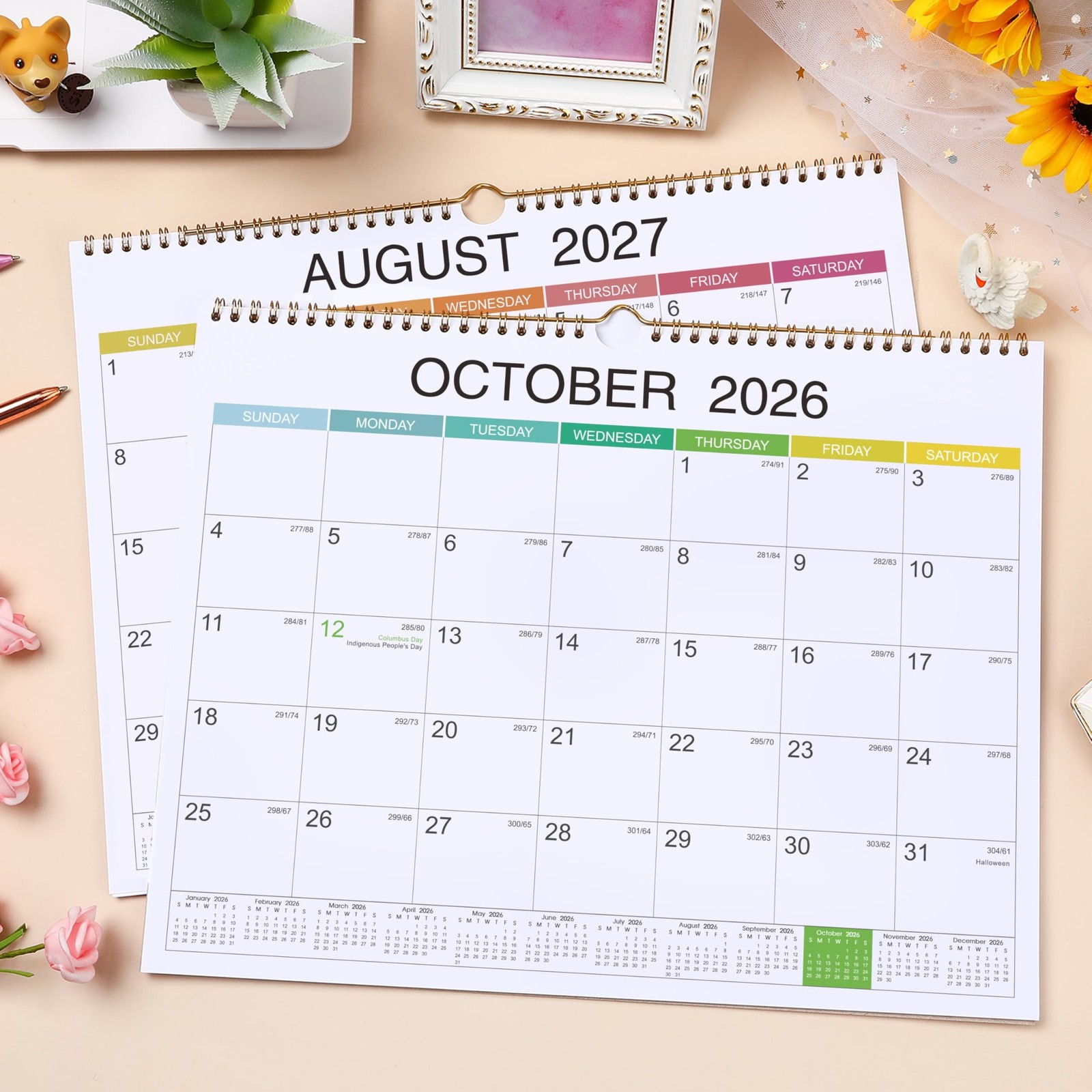 2026-2027 Wall Calendar – Jul 2026 – Dec 2027, 18 Monthly Hanging Calendar 20…