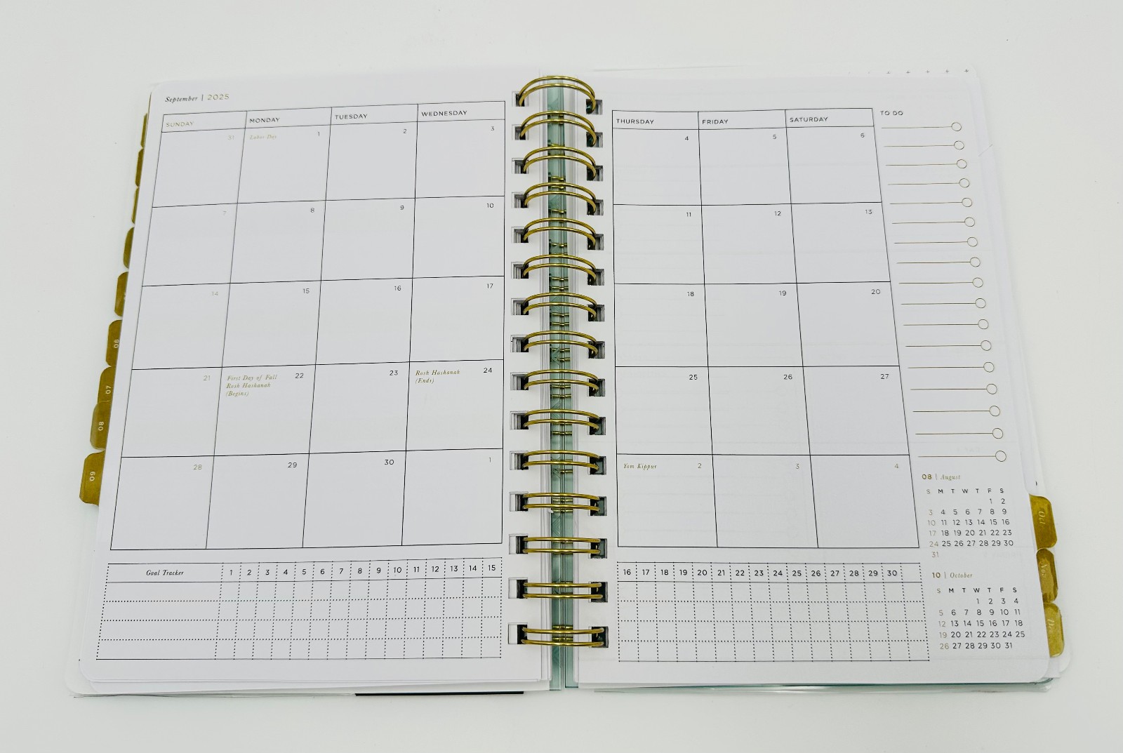 2025 Russell & Hazel Weekly/Monthly Acrylic Spiral Planner, 5-7/8” x 8-1/4”, Dew