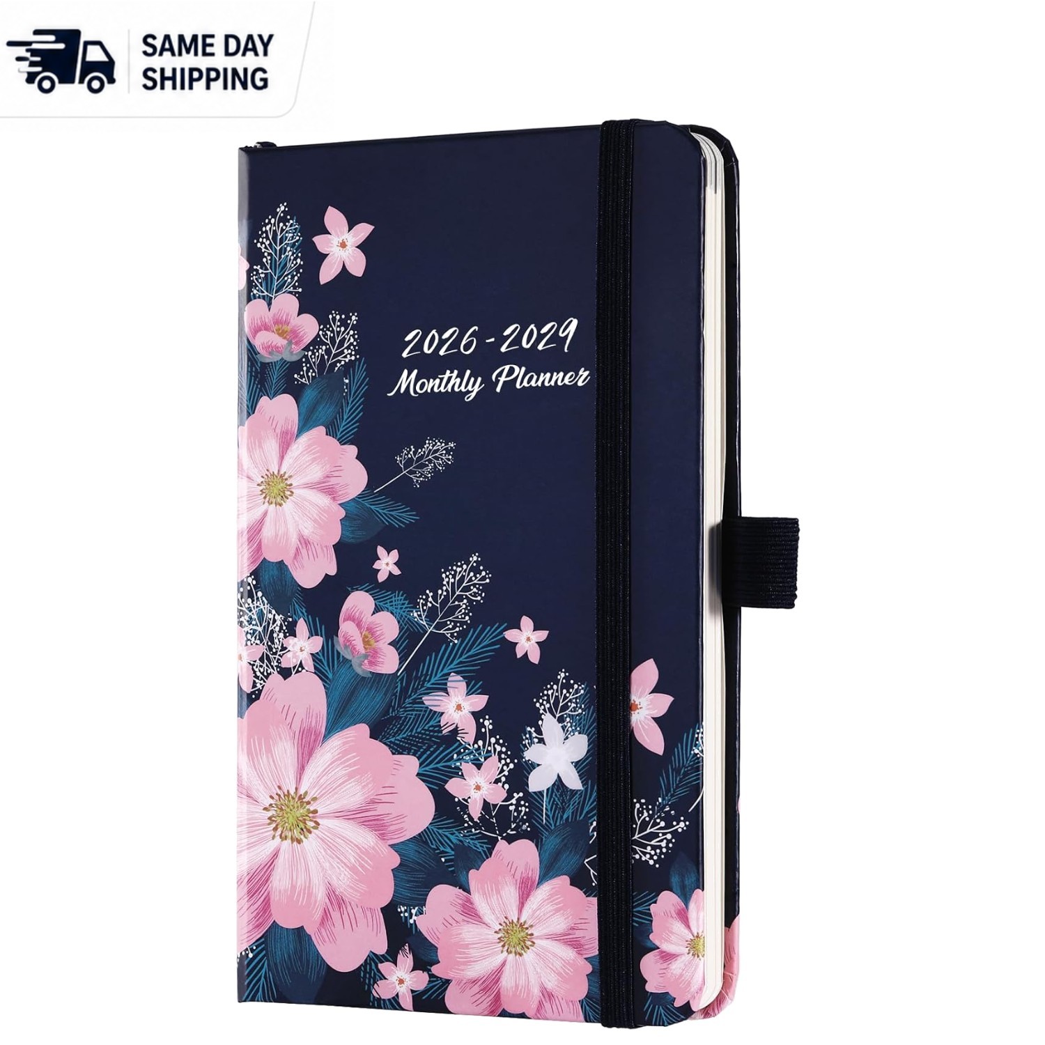 Portable 3- Monthly Planner – 6.3″ x 3.8″ with Paper, 61 Notes