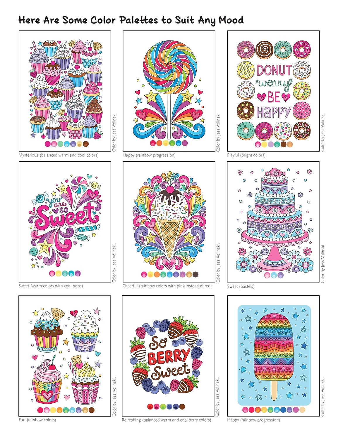 Notebook Doodles Sweets & Treats: Coloring & Activity Book (Design Originals) 32