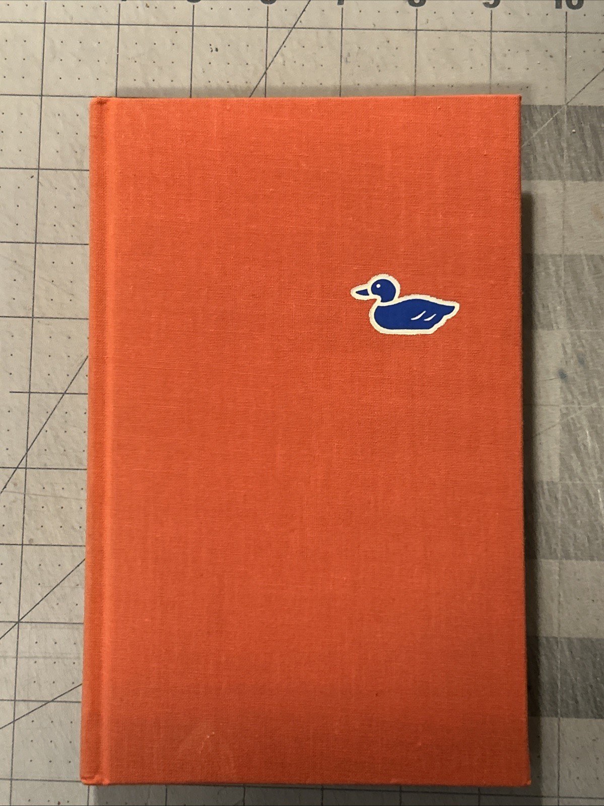 Vtg ScribeMate Lined Journal 5.5 x 8.5″ Red Fabric DUCK Preppy Office SHIPS FREE