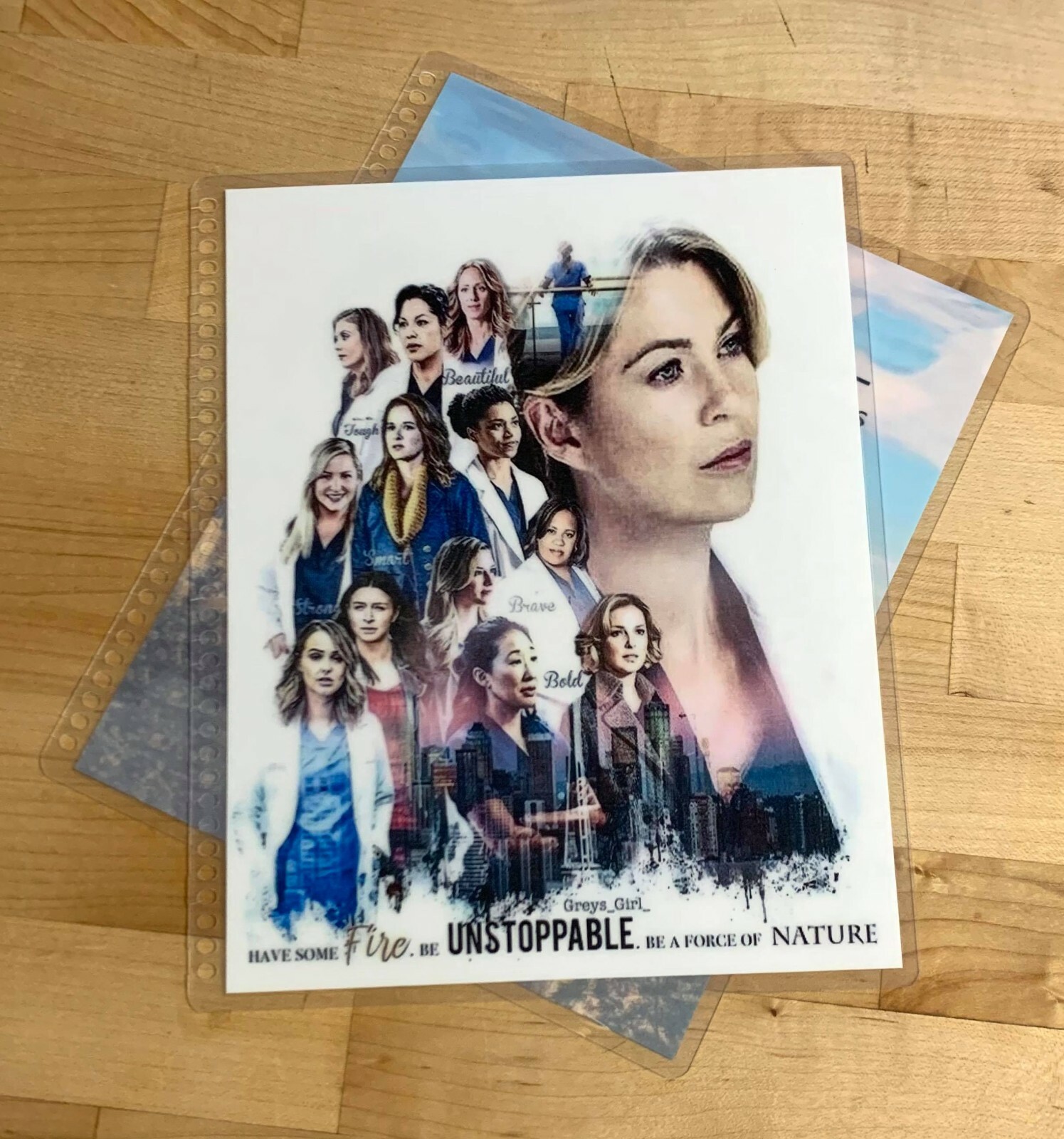 Grey’s Anatomy Inspired Cover Set 4 use w/ Erin Condren Life Planner