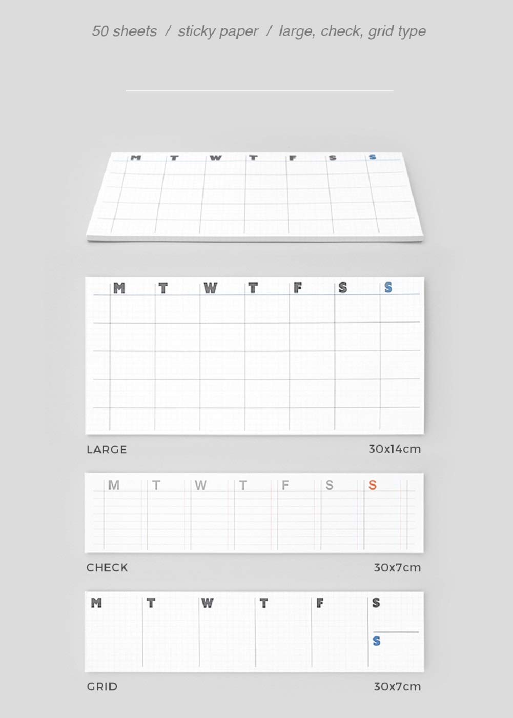 JSTORY Sticky Planner Adhesive Paper Note Columnar Unknown_binding