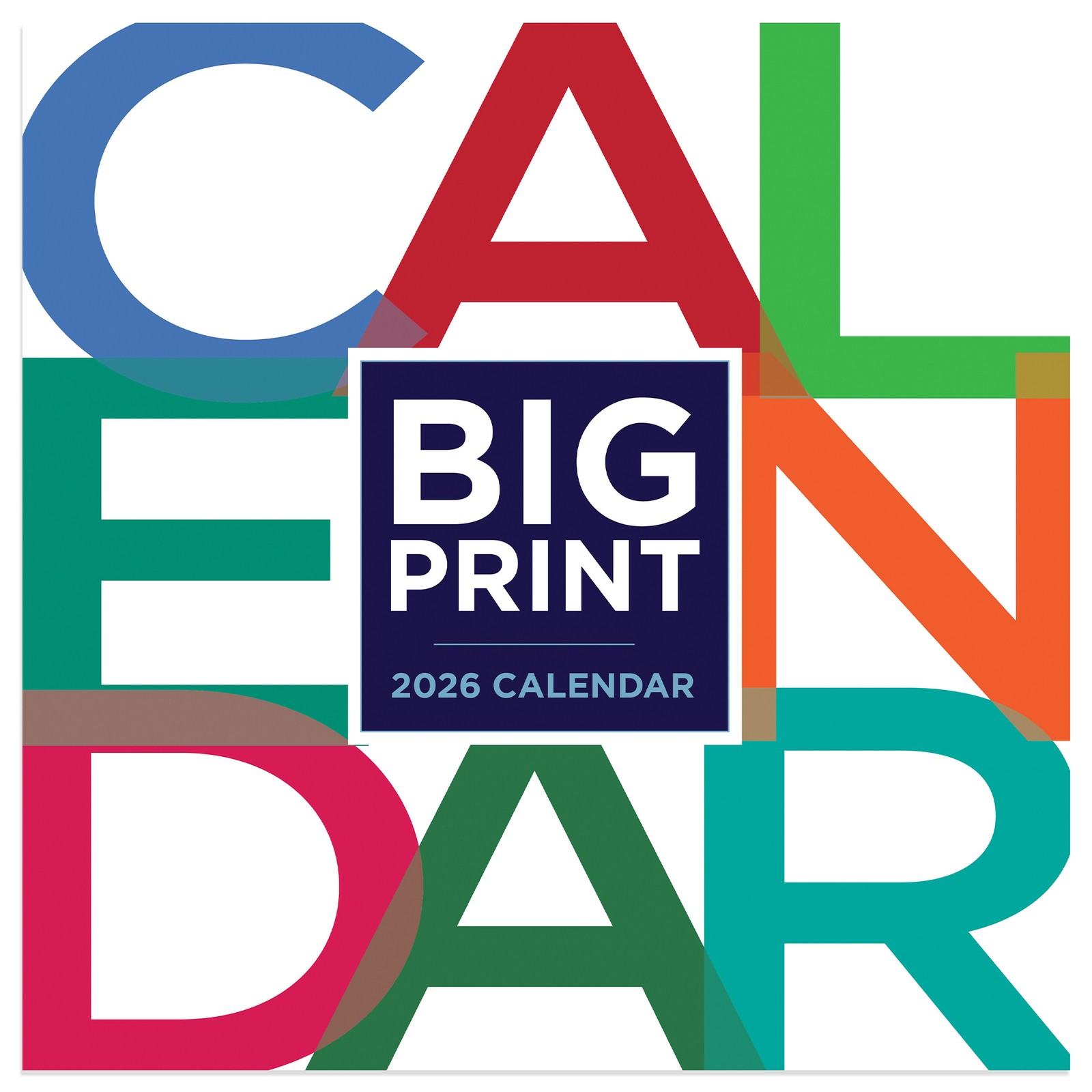 TF Publishing 2026 Big Print Mini Calendar with Monthly Grids