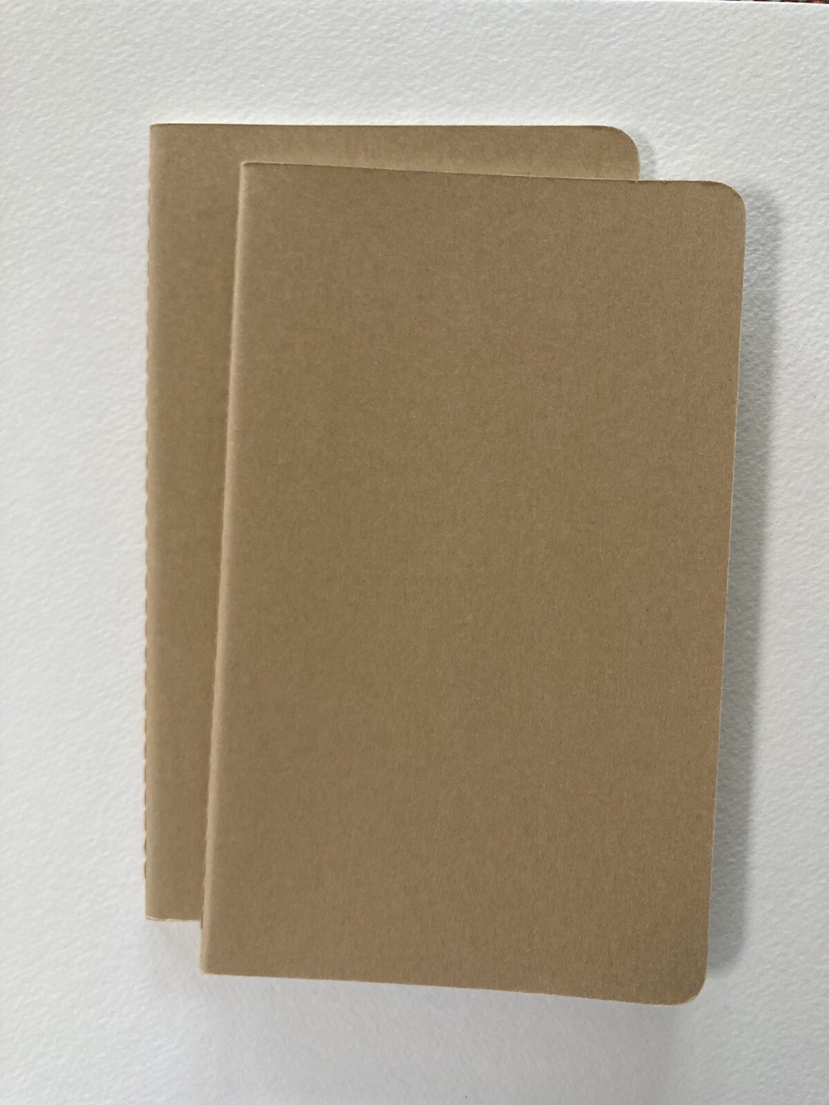 MOLESKINE Set of 2 Cahier Kraft Brown, Large, Lined
