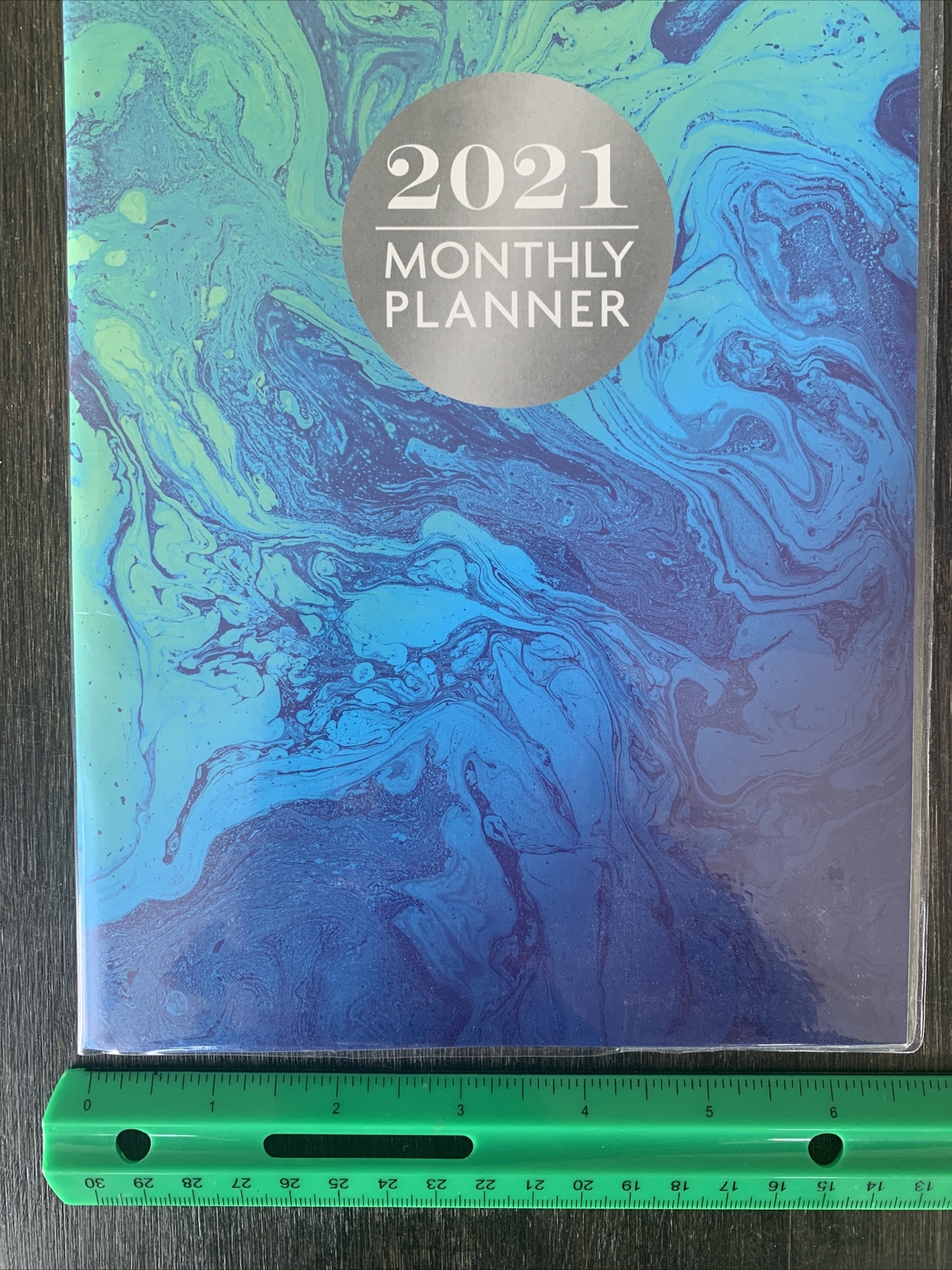NEW 2021 Monthly Planner Jan – Dec Planner Directory Ocean Blue Colors 32 Pages