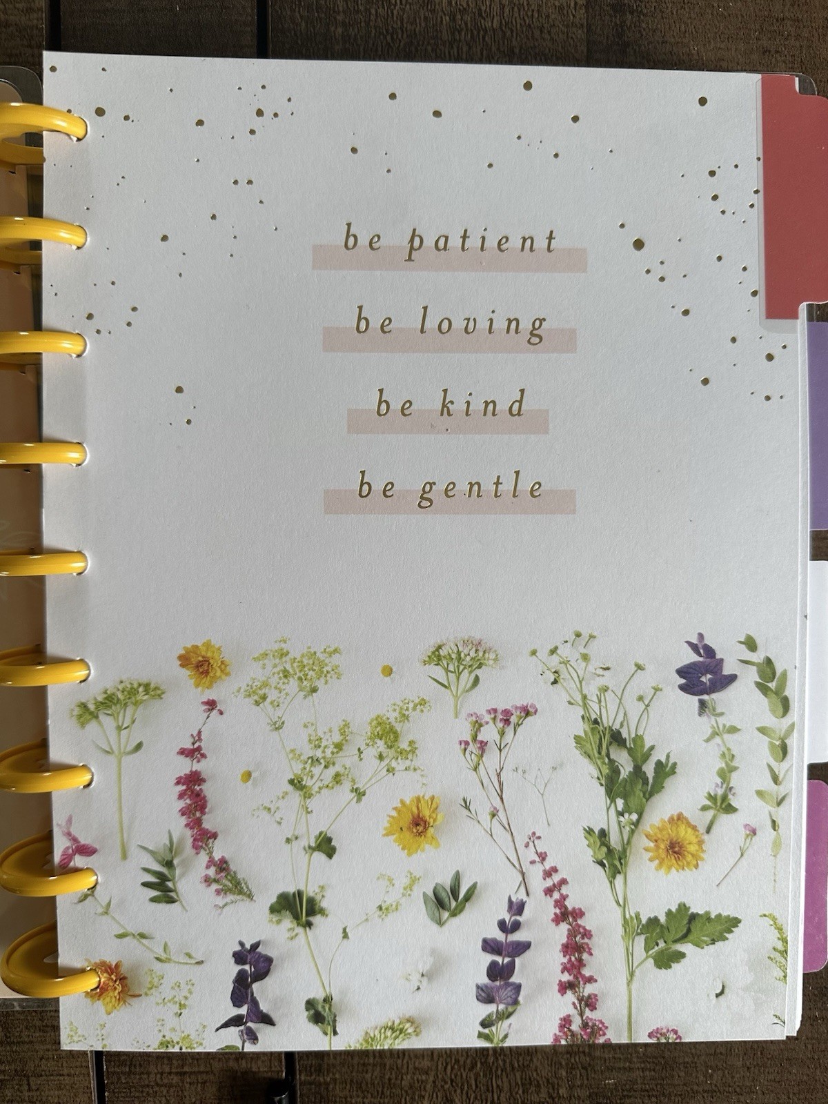 The Happy Planner Floral Cover Disc-Bound Notebook