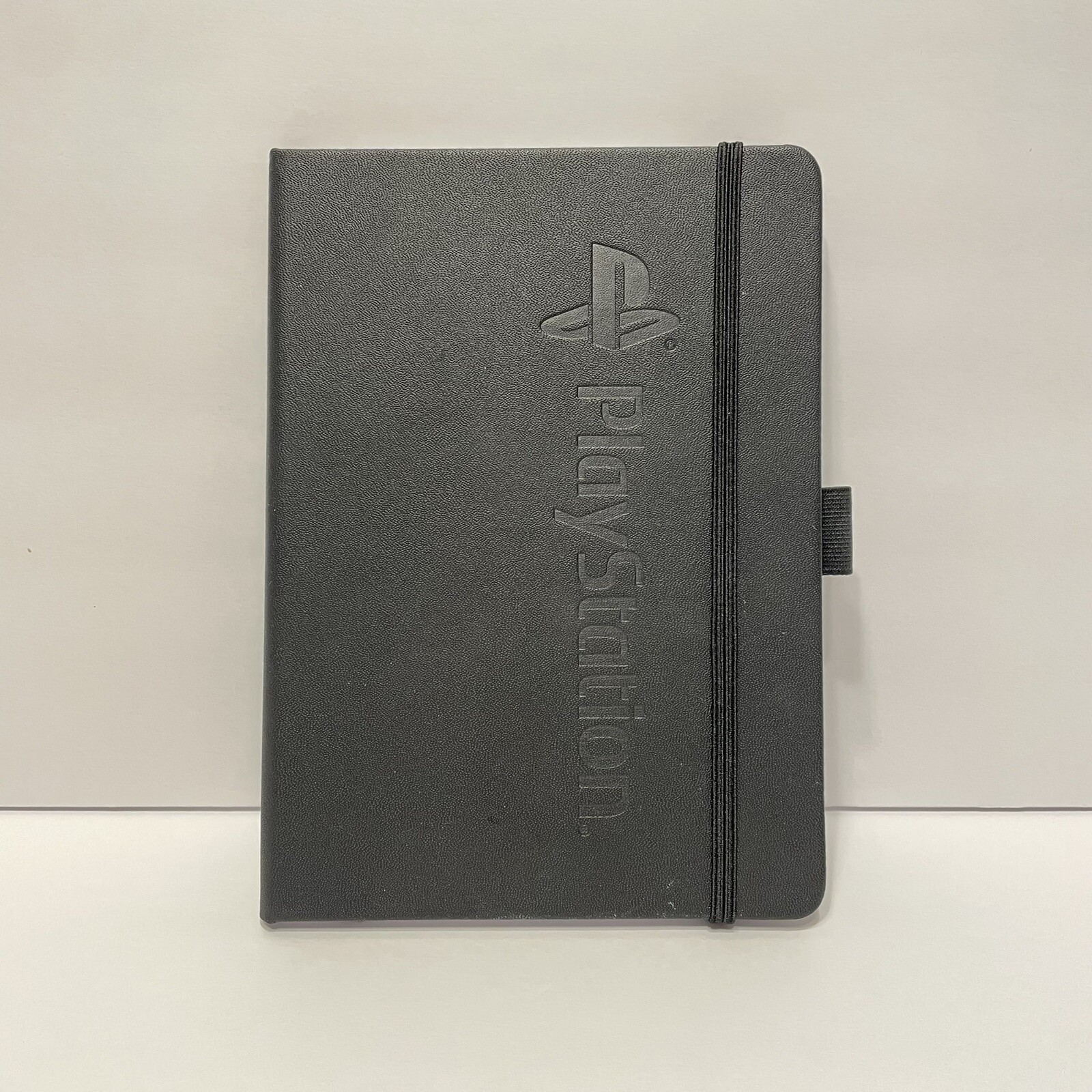 PlayStation Notebook Journal Black With Pen Holder And Elastic Closure PS4 PS5