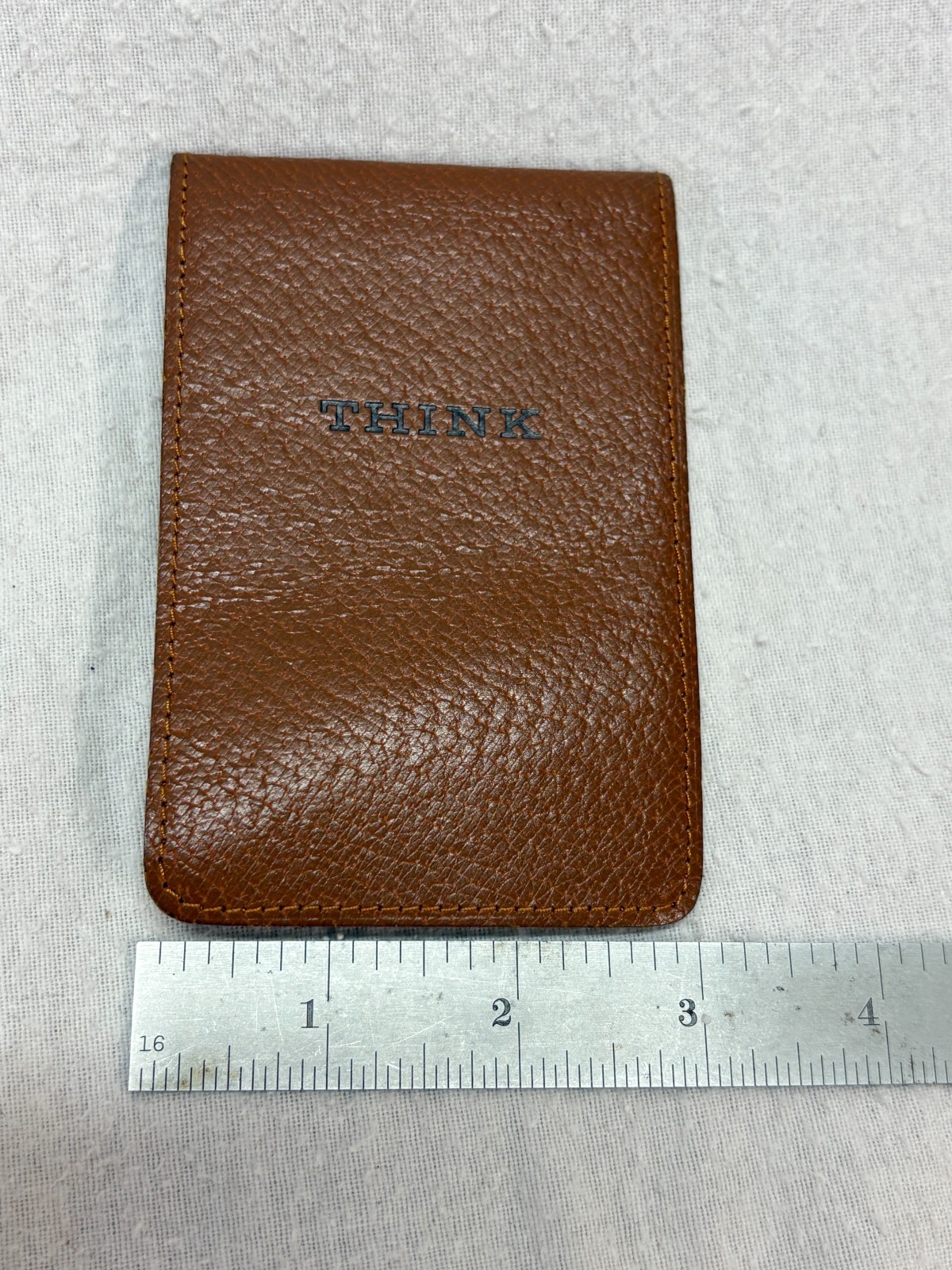 IBM Think Notepad ThinkPad Pocket Paper Pad Notebook Case Cover 1960s Vintage