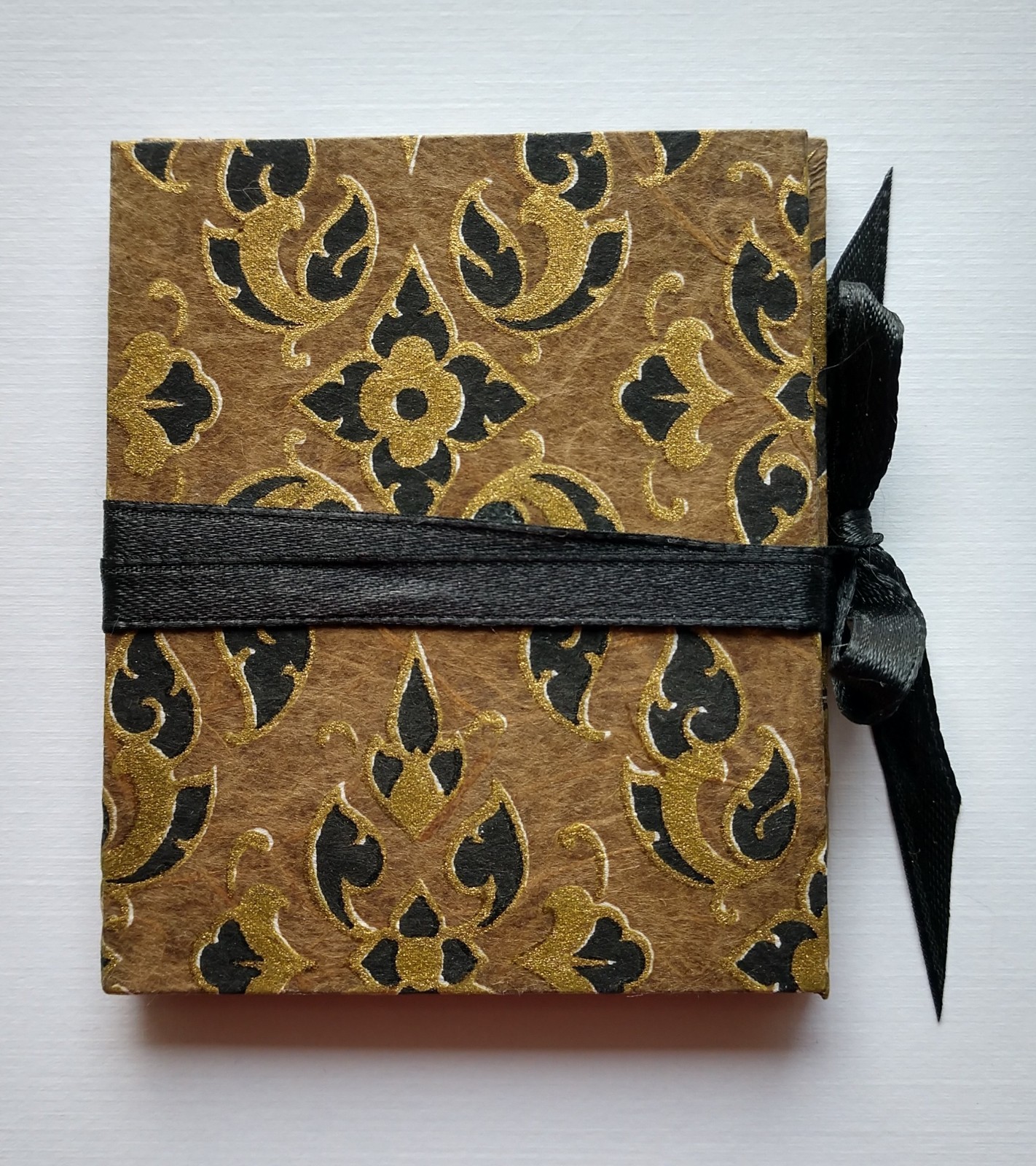 Handmade Paper Accordion Journal 3 inch Pocket Size