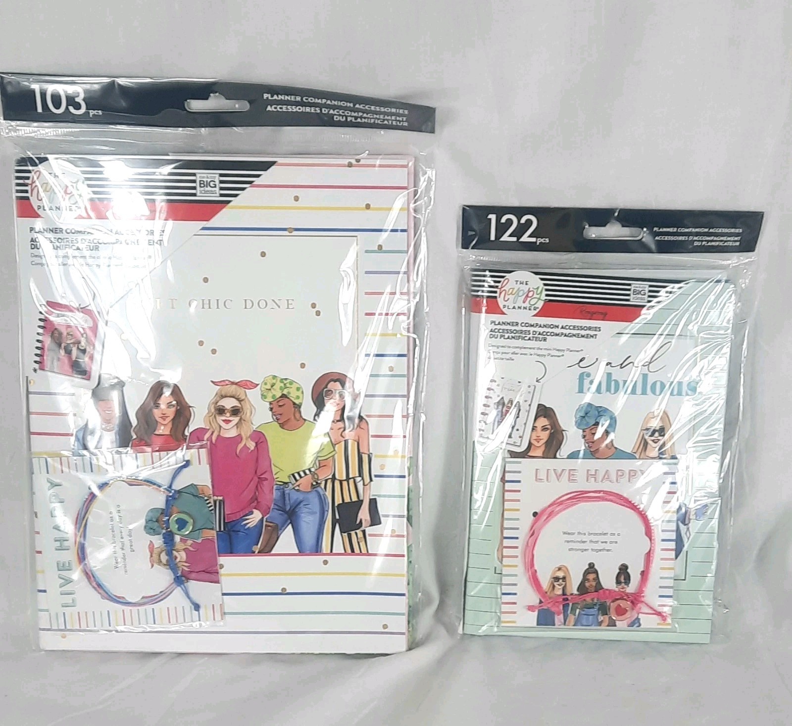 The Happy Planner Rongrong Planner Companion Accessories Lot Of 2 Size Kits 225