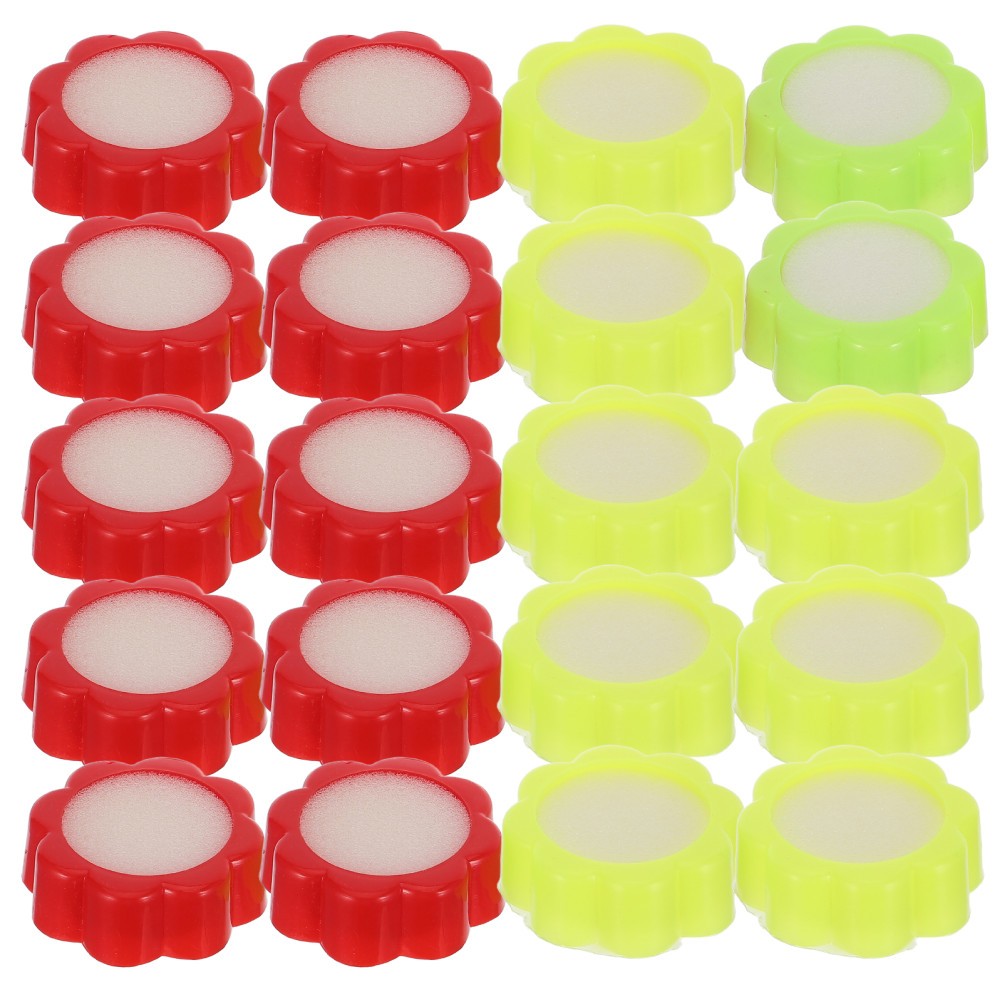 20Pcs Finger Sponge Wet Moistener for Money Counting Soft Sponge Assorted Colors